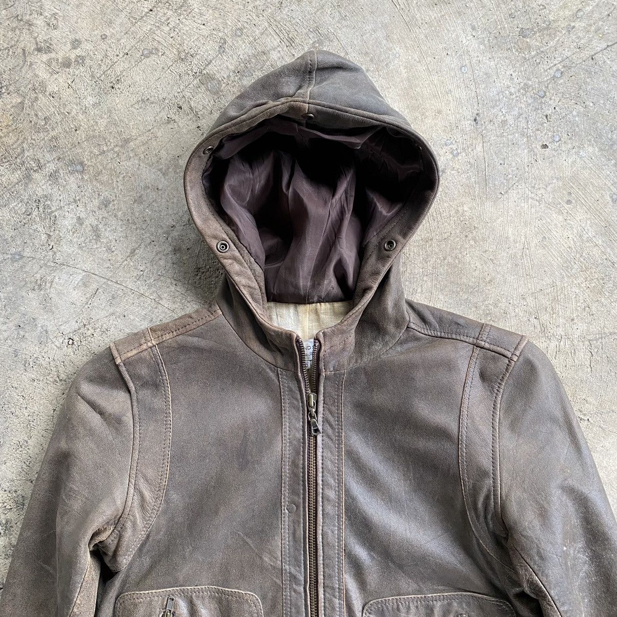 Vintage SPICK and SPAN Sheep Skin Hooded Jacket Size US S / EU 44-46 / 1 - 2 Thumbnail