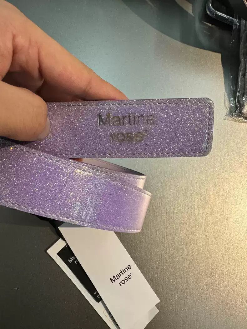 Martine Rose MARTINE ROSE 24ss Pink Heart sequin belt belt Size ONE SIZE - 2 Thumbnail