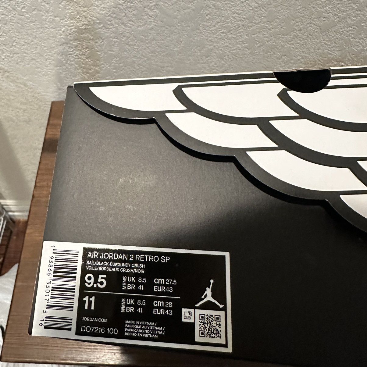 A Ma Maniere × Jordan Brand Air Jordan 2 retro A Ma Maniere Size US 9.5 / EU 42-43 - 11 Thumbnail