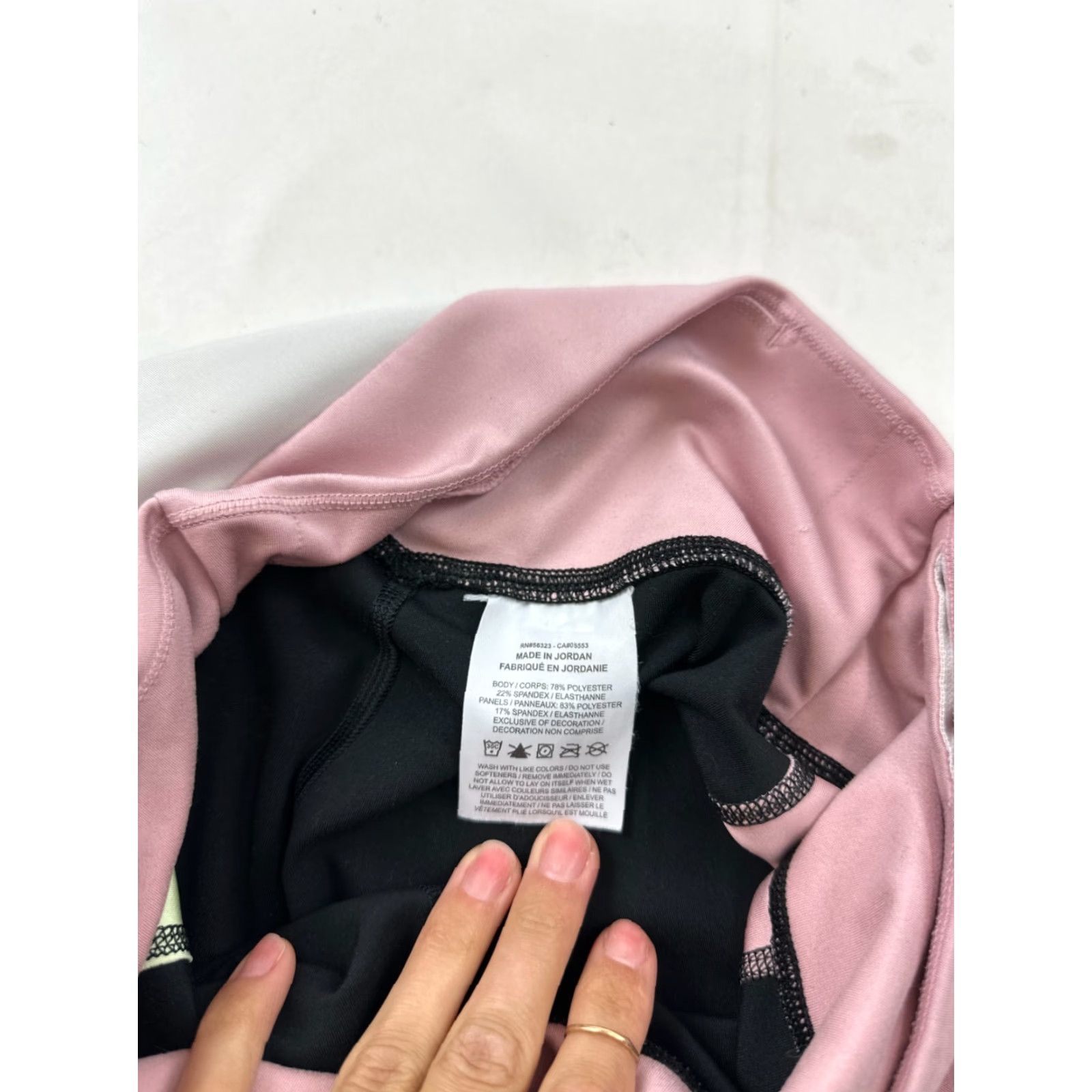 Nike Nike Leggings Women Medium Multicolor Colorblock Dri-Fit Pull On Elastic Waist Compression Skinny Inseam 24in Size 32" / US 10 / IT 46 - 5 Thumbnail