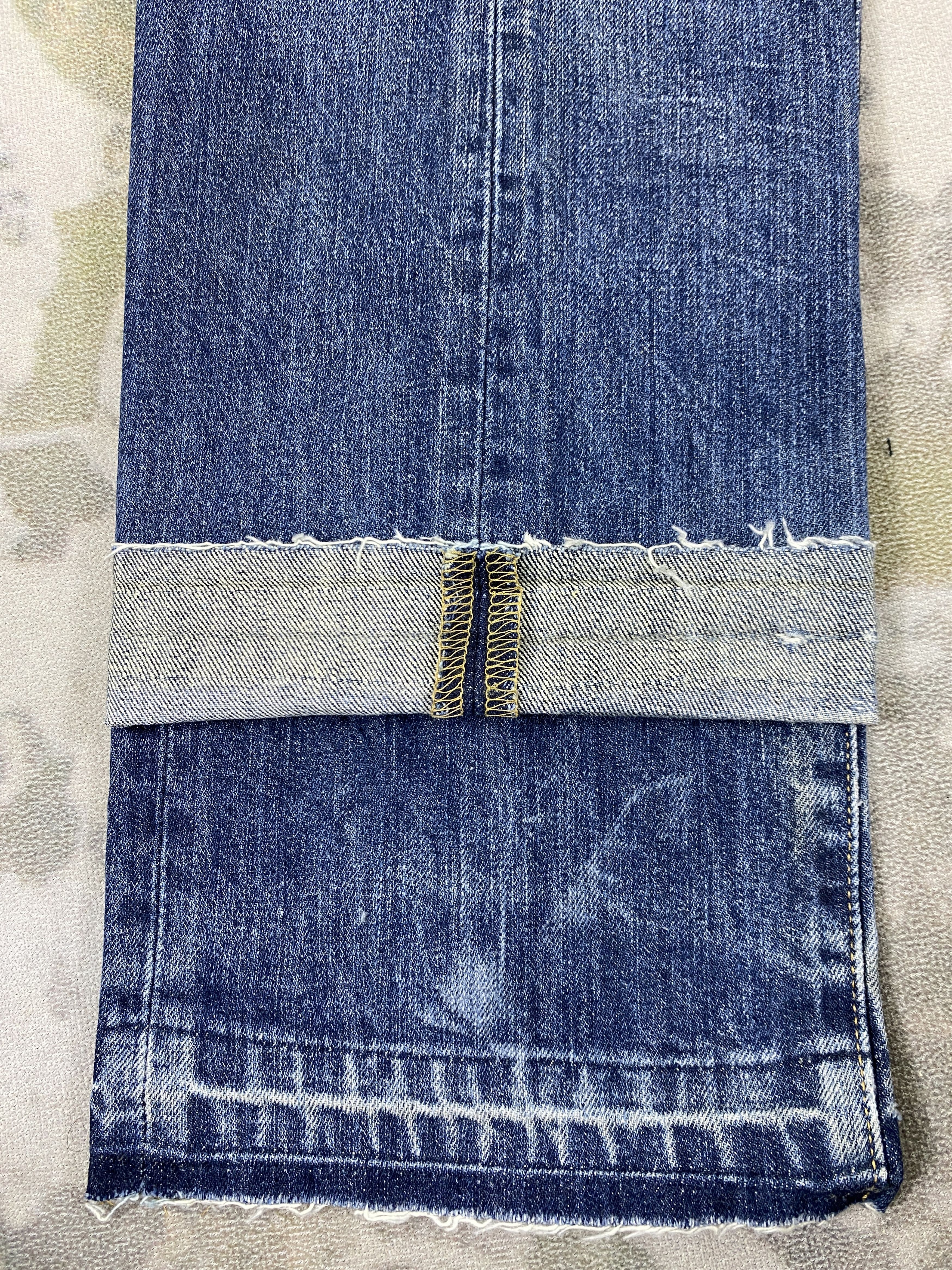 Levi's Vintage Levi's 501 Distressed Jeans 33x29.5 Denim - JN3870 Size US 33 - 12 Thumbnail