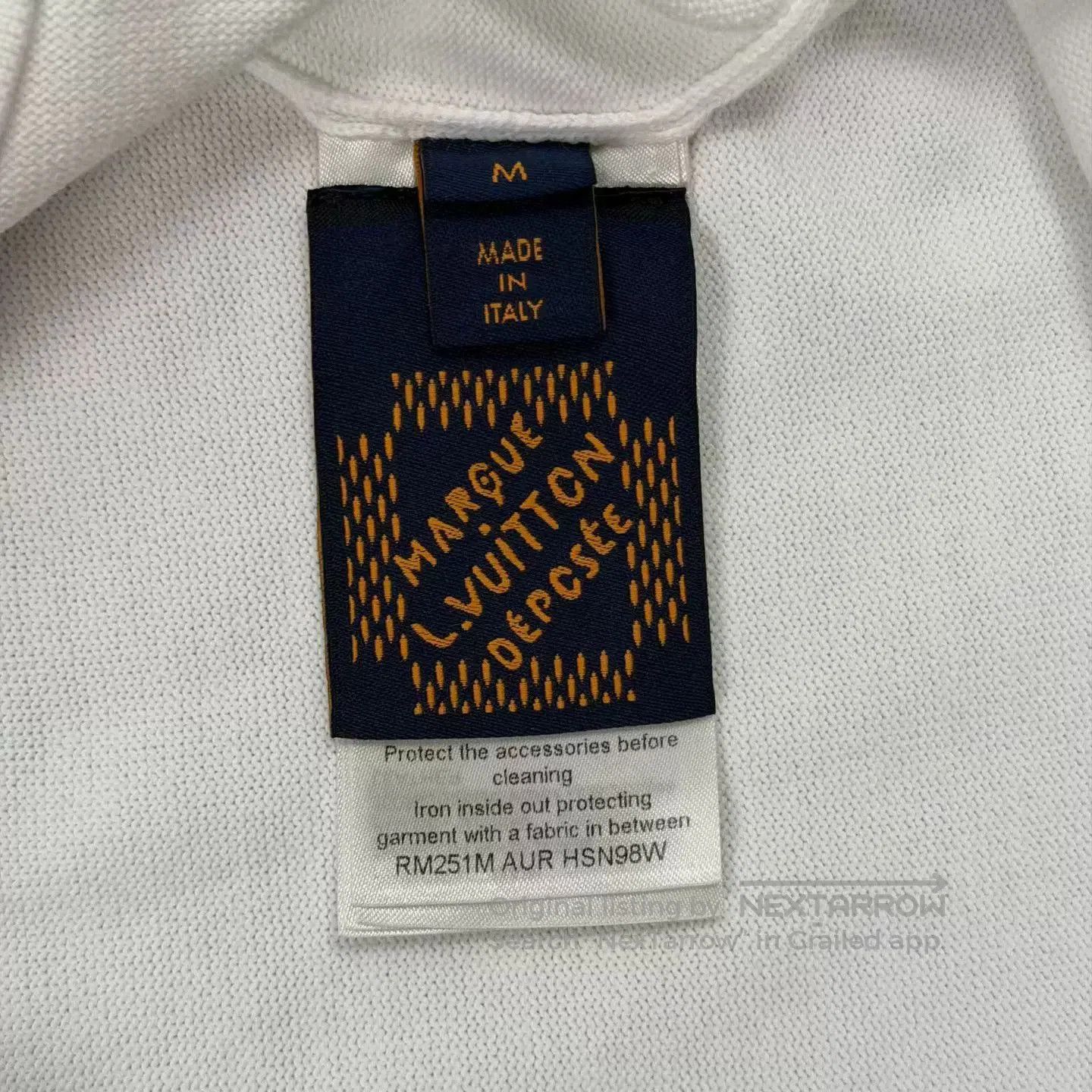 Louis Vuitton LV White Knitted Short-Sleeve Top. Size US M / EU 48-50 / 2 - 6 Thumbnail