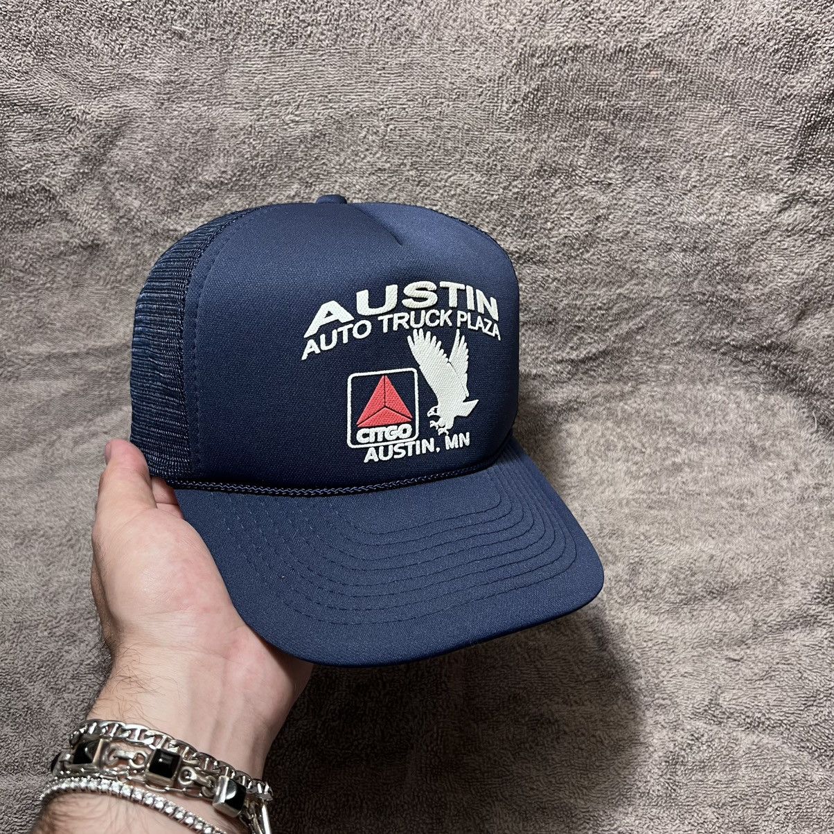 Vintage Vintage 80s Mesh Trucker Hat Snapback Citgo Gas Automotive Size ONE SIZE - 1 Thumbnail