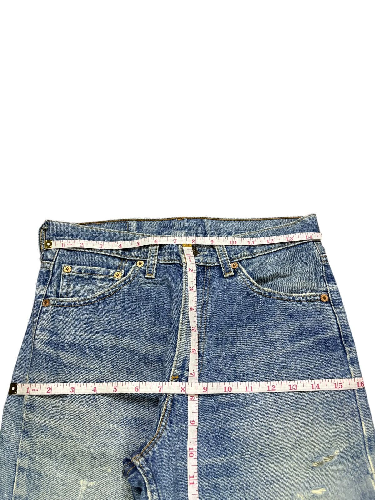 Levi's Vintage 90s Levis 517 Mud Wash Distressed Bootcut Flare Jean Size US 30 / EU 46 - 12 Thumbnail