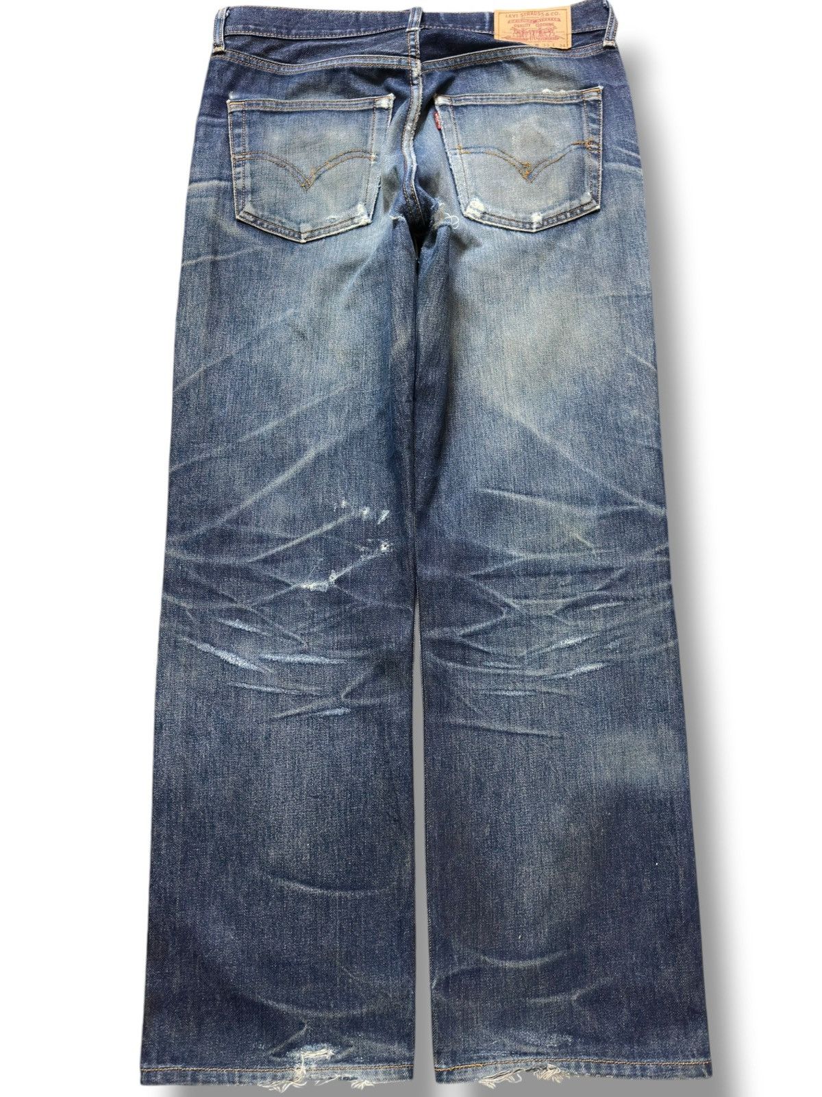 Levi's Vintage Clothing Vintage Levi’s 508 Mudwash Ripped Distressed Denim Size US 33 - 4 Thumbnail