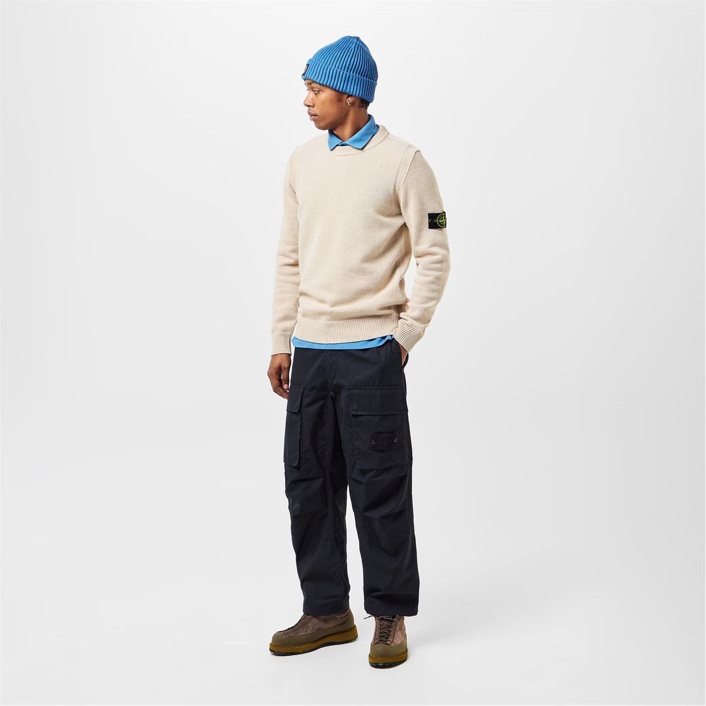 Stone Island o1g2r1mq0526 Crewneck Jumper in Beige Size US S / EU 44-46 / 1 - 6 Thumbnail