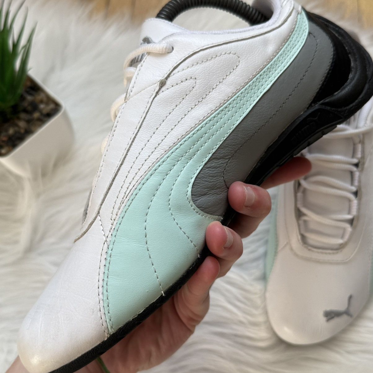 Puma 📌 Vintage Y2K Crazy Puma SpeedCat Leather 00’s Sneakers Size US 6.5 / IT 36.5 - 10 Thumbnail