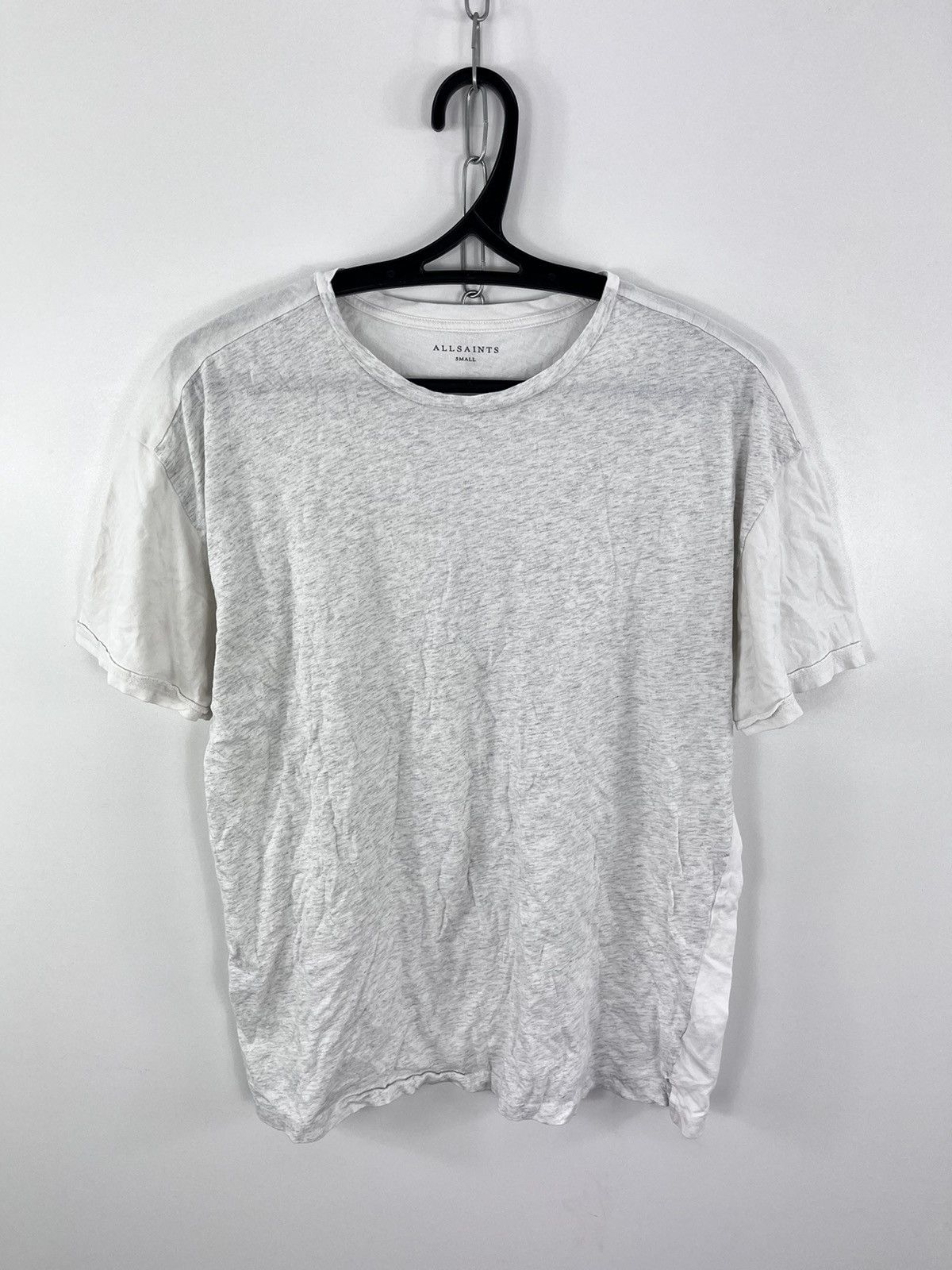 Allsaints × Japanese Brand All Saints Basic T-Shirt Grey/White Relaxed Fit Size Small Size US S / EU 44-46 / 1 - 1 Thumbnail