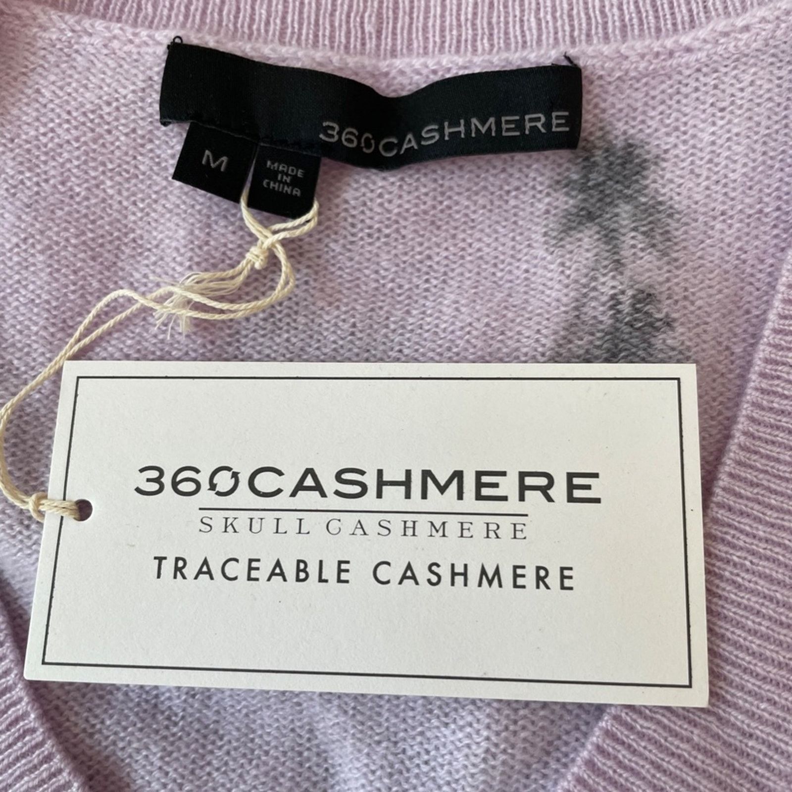 360Cashmere Sol V-Neck Cashmere Sweater from 360 CASHMERE Size M / US 6-8 / IT 42-44 - 8 Thumbnail