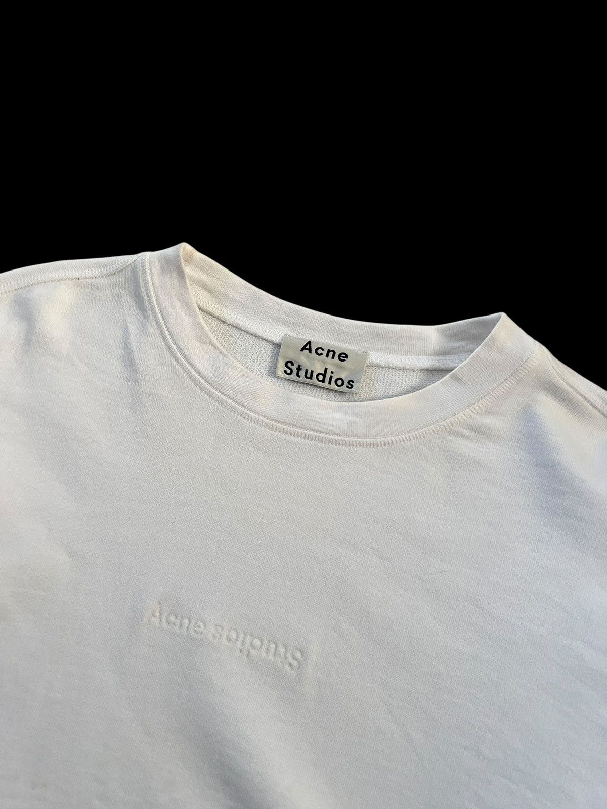 Acne Studios Acne Studios Odice Emboss Cropped Sweater Size M / US 6-8 / IT 42-44 - 5 Thumbnail