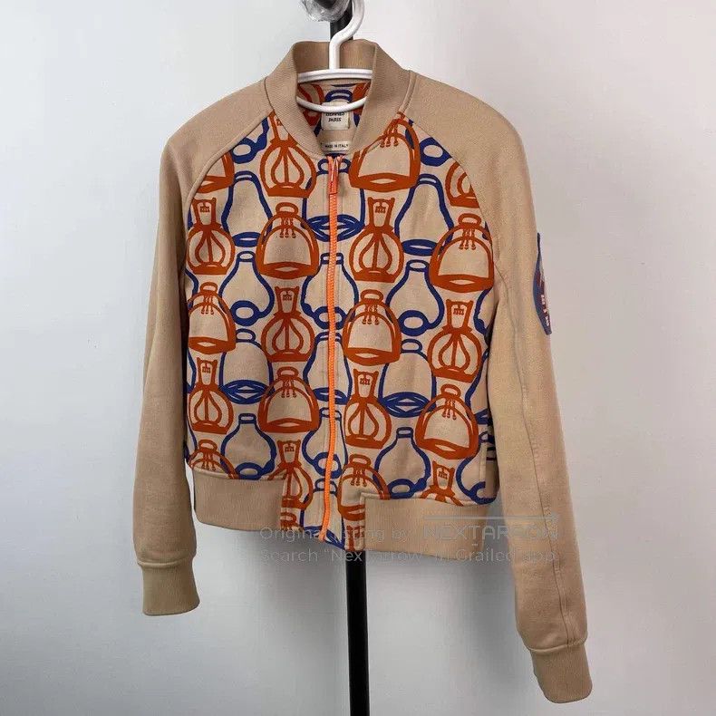 Hermes Hermes Cotton Printed Jacket - Brown Size XS / US 0-2 / IT 36-38 - 2 Thumbnail