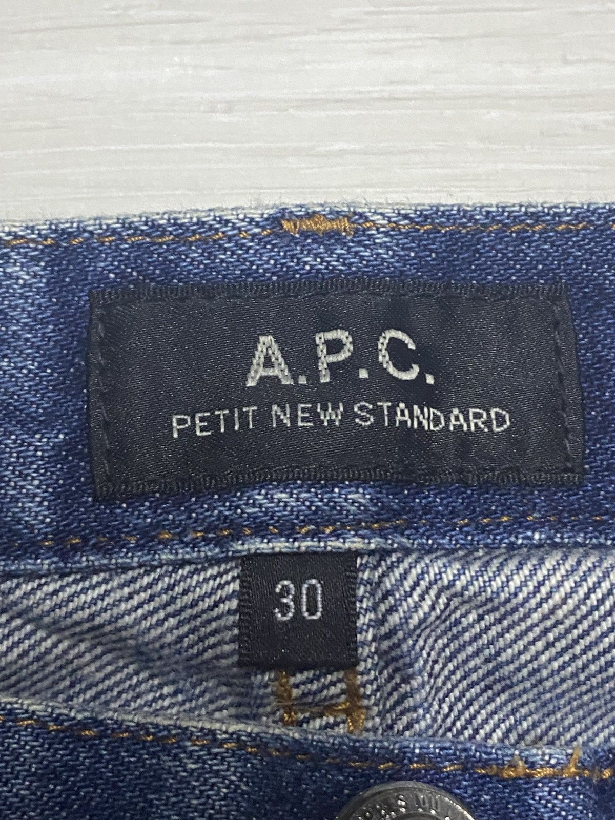 A.P.C. Vintage Apc Petit New Standard Blue Distressed Skinny Jeans Size US 30 / EU 46 - 10 Thumbnail