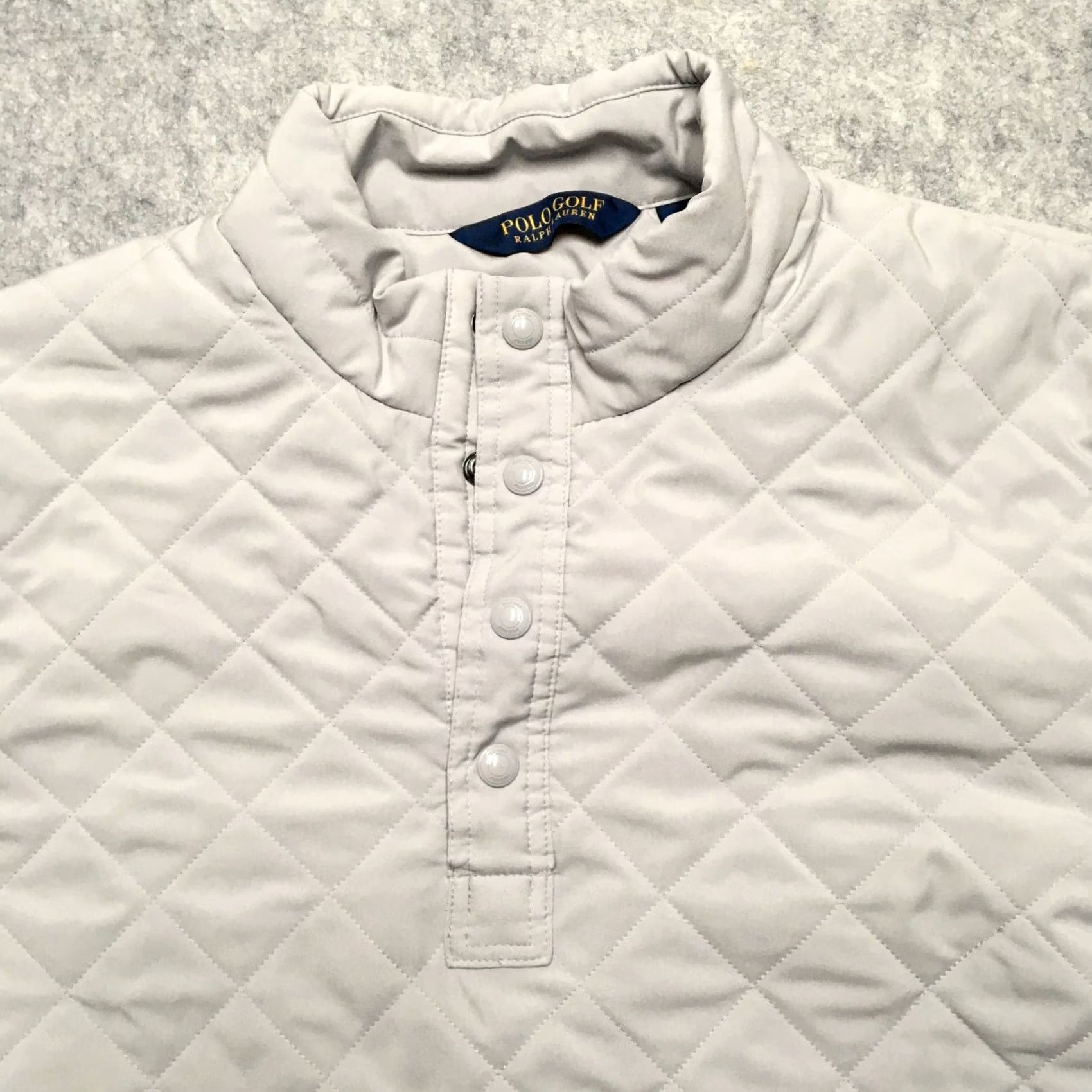 Polo Ralph Lauren Polo Ralph Lauren Quilted Snap Pullover Mens XXL Gray Lightweight Jacket Size US XXL / EU 58 / 5 - 3 Thumbnail