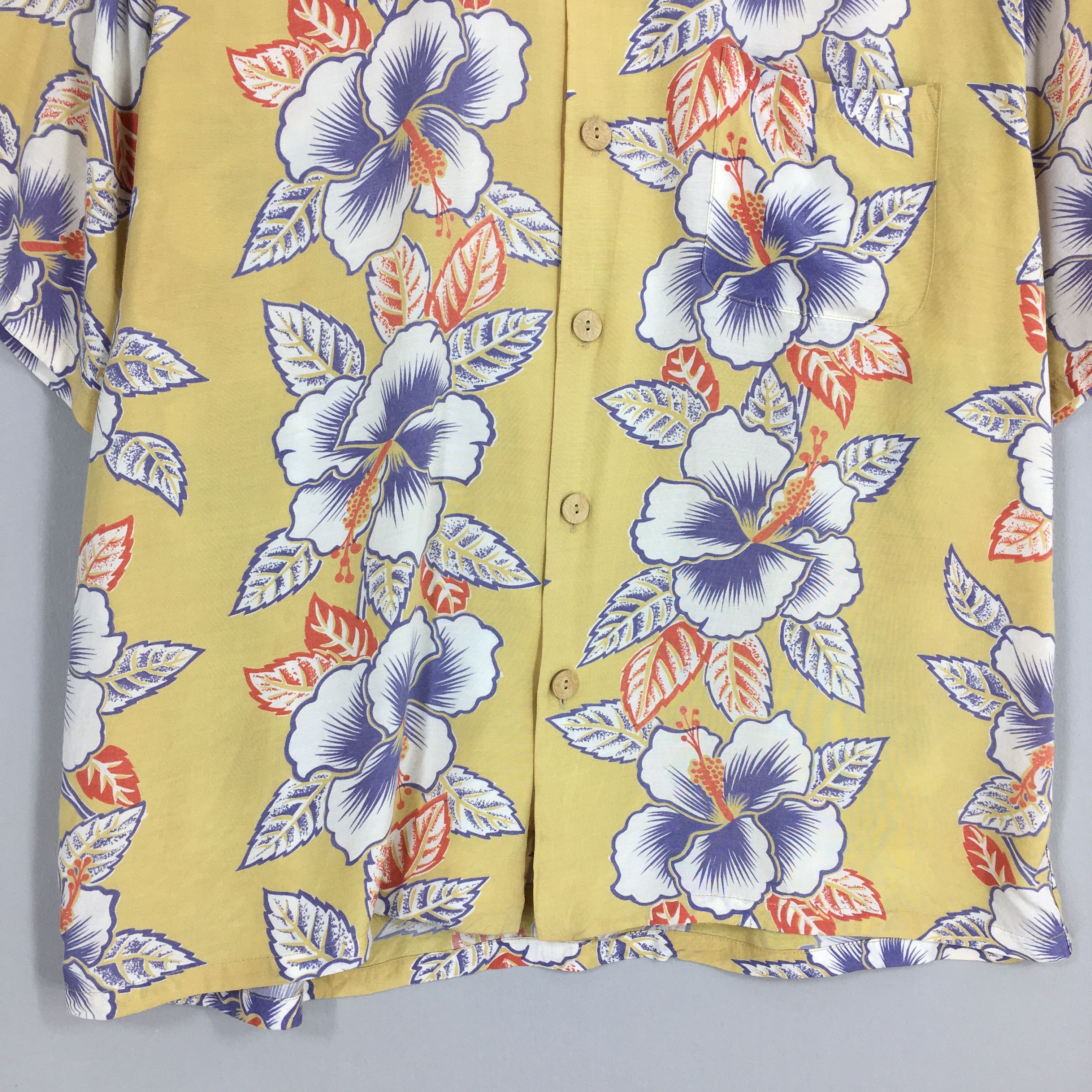 Vintage Vintage 80s Hawaii Aloha Floral Printed Shirt Medium Size US M / EU 48-50 / 2 - 4 Thumbnail