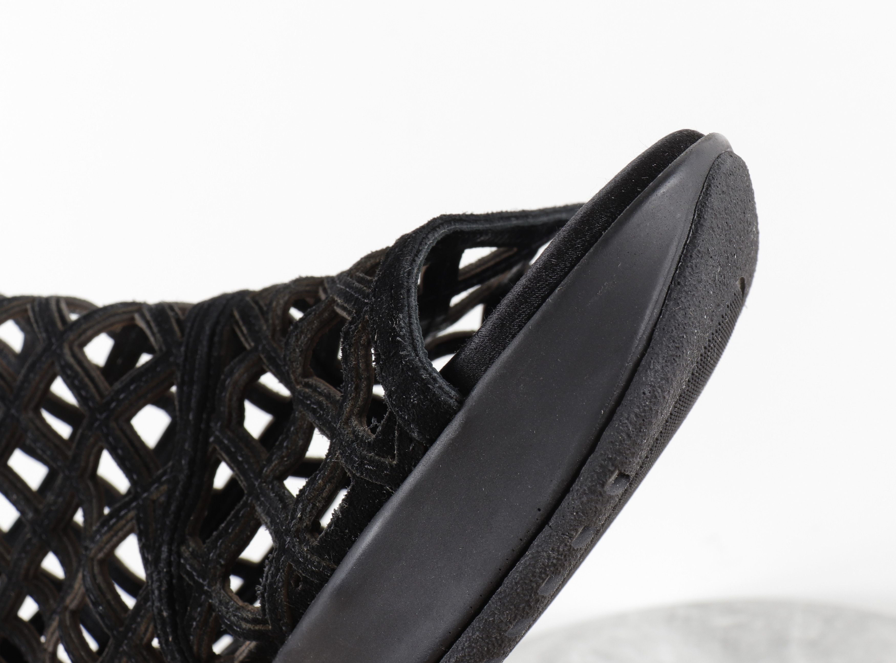 Burberry BURBERRY PRORSUM Suede Black Cage Gladiator Sandals Size US 9.5 / IT 39.5 - 10 Thumbnail
