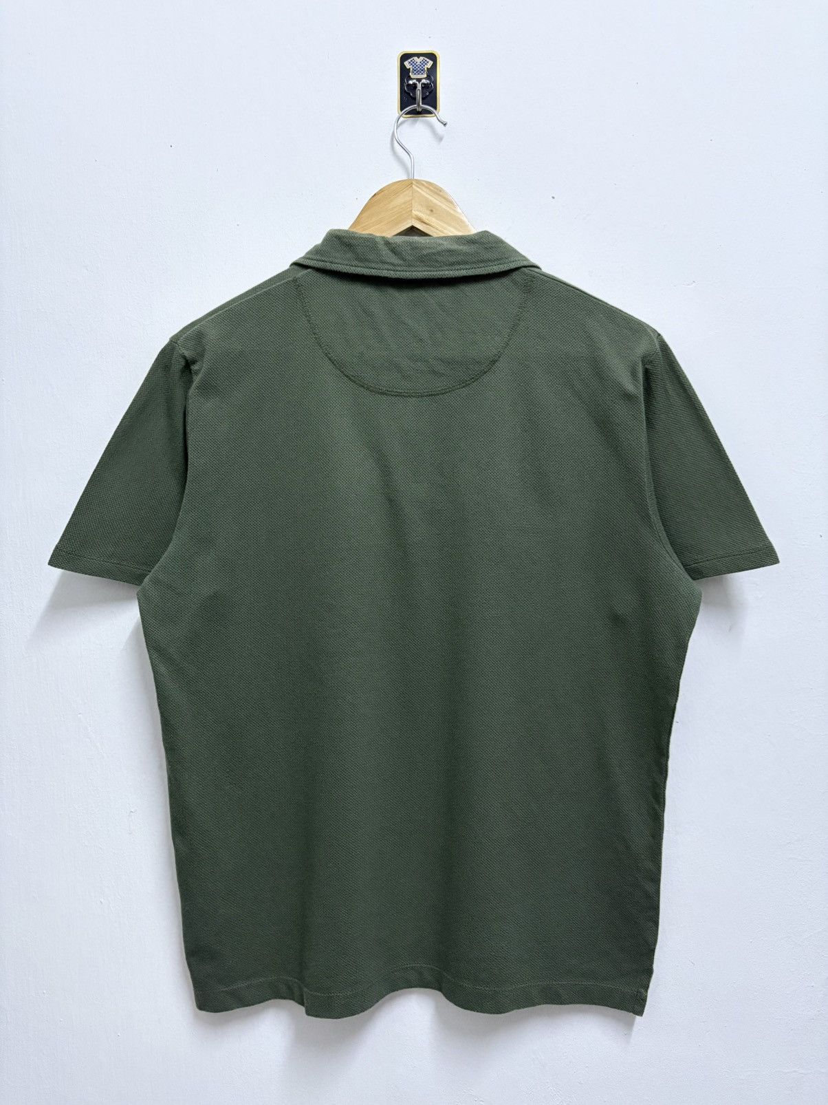 Sunspel 2000’s Sunspel England Basics Cotton Green Polo Shirt Size US M / EU 48-50 / 2 - 2 Thumbnail