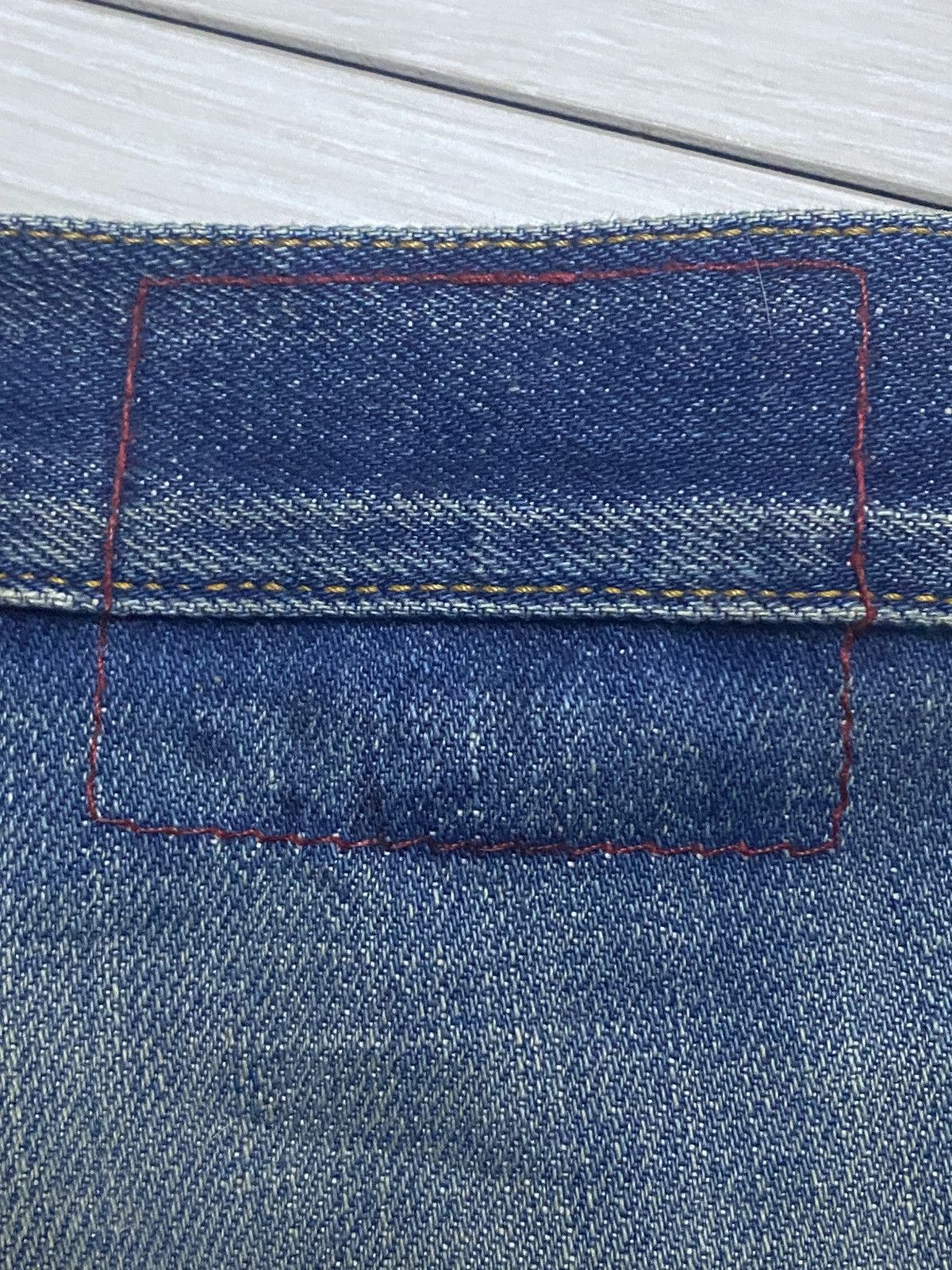 Levi's Vintage Levis Engineered Mud Wash Distressed Twist Leg Jeans Size US 31 - 17 Thumbnail
