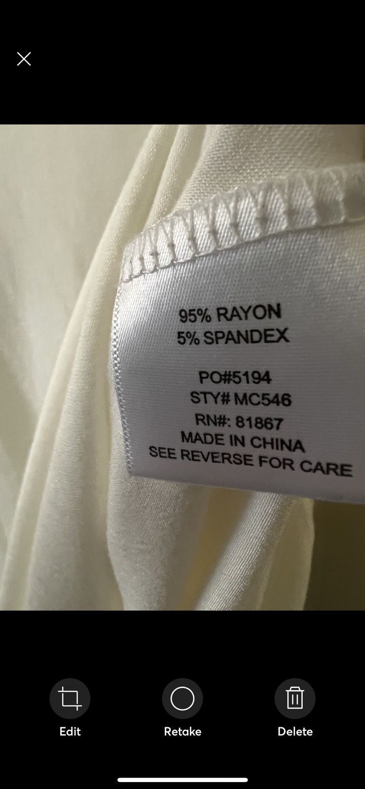 Other New with Tags Women’s Olivia Sky White Long Tunic or Tank Size M / US 6-8 / IT 42-44 - 5 Thumbnail
