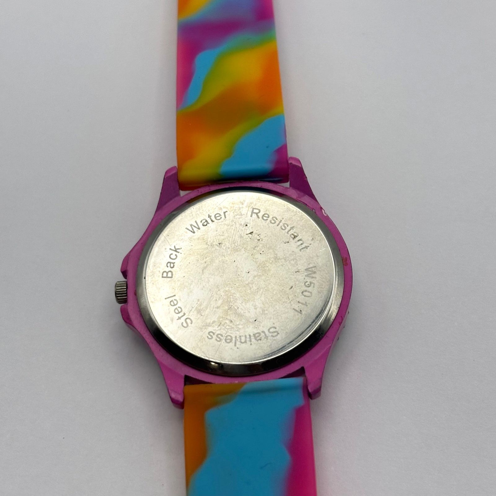 Geneva Pink & Blue Crystal Geneva Men's Watch Size ONE SIZE - 5 Thumbnail