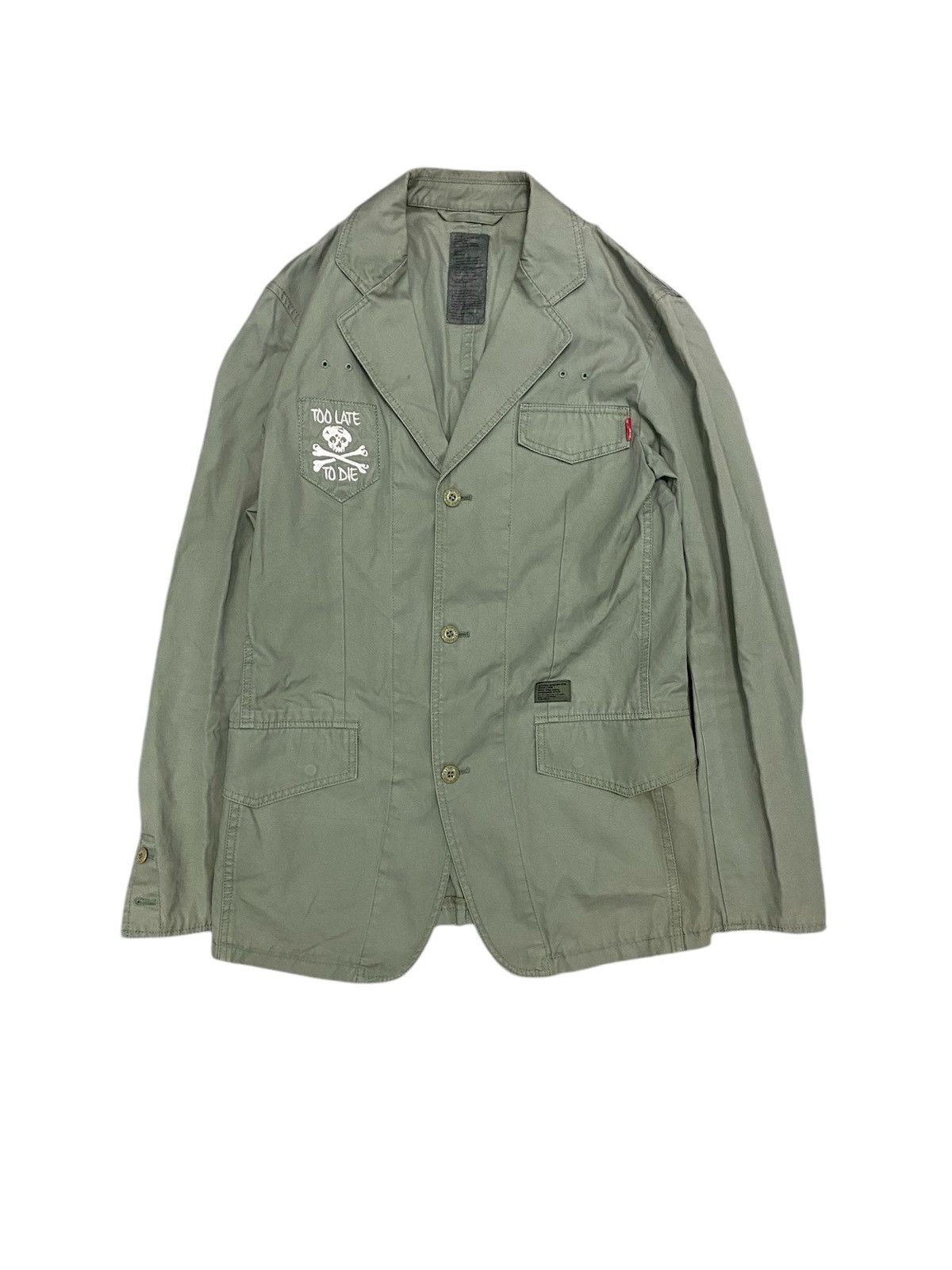 Wtaps 2000s Wtaps cross bone “to late to die” parka Size US M / EU 48-50 / 2 - 1 Thumbnail