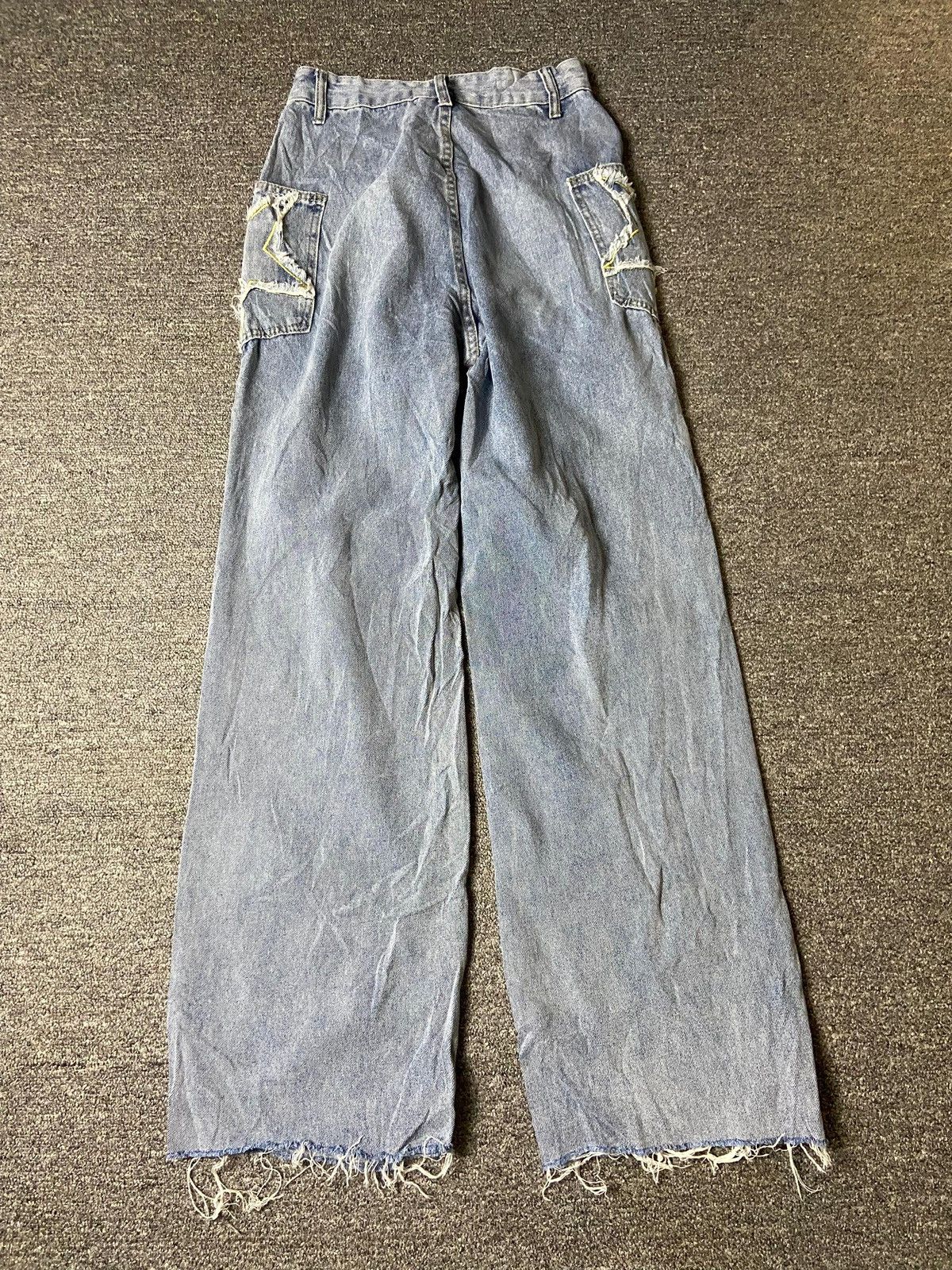 Japanese Brand ROMWE Brand Distressed Denim Ripped Jeans (158) Size 25" / US 0 / IT 36 - 2 Thumbnail