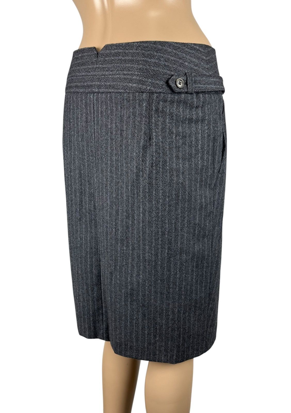 Weekend Max Mara Weekend Max Mara Striped Wool Skirt Draped size UK6 IT38 Size 26" / US 2 / IT 38 - 9 Thumbnail