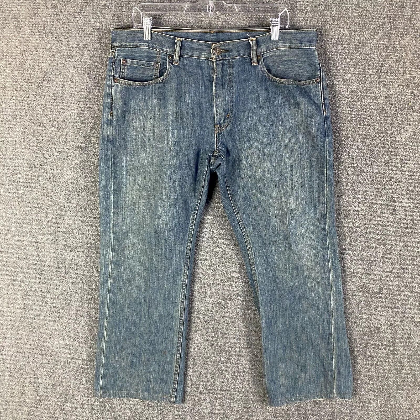 Levi's Levi's Jeans 34x30 Men's 559 Series Distressed Denim Cotton Size US 34 / EU 50 - 1 Thumbnail