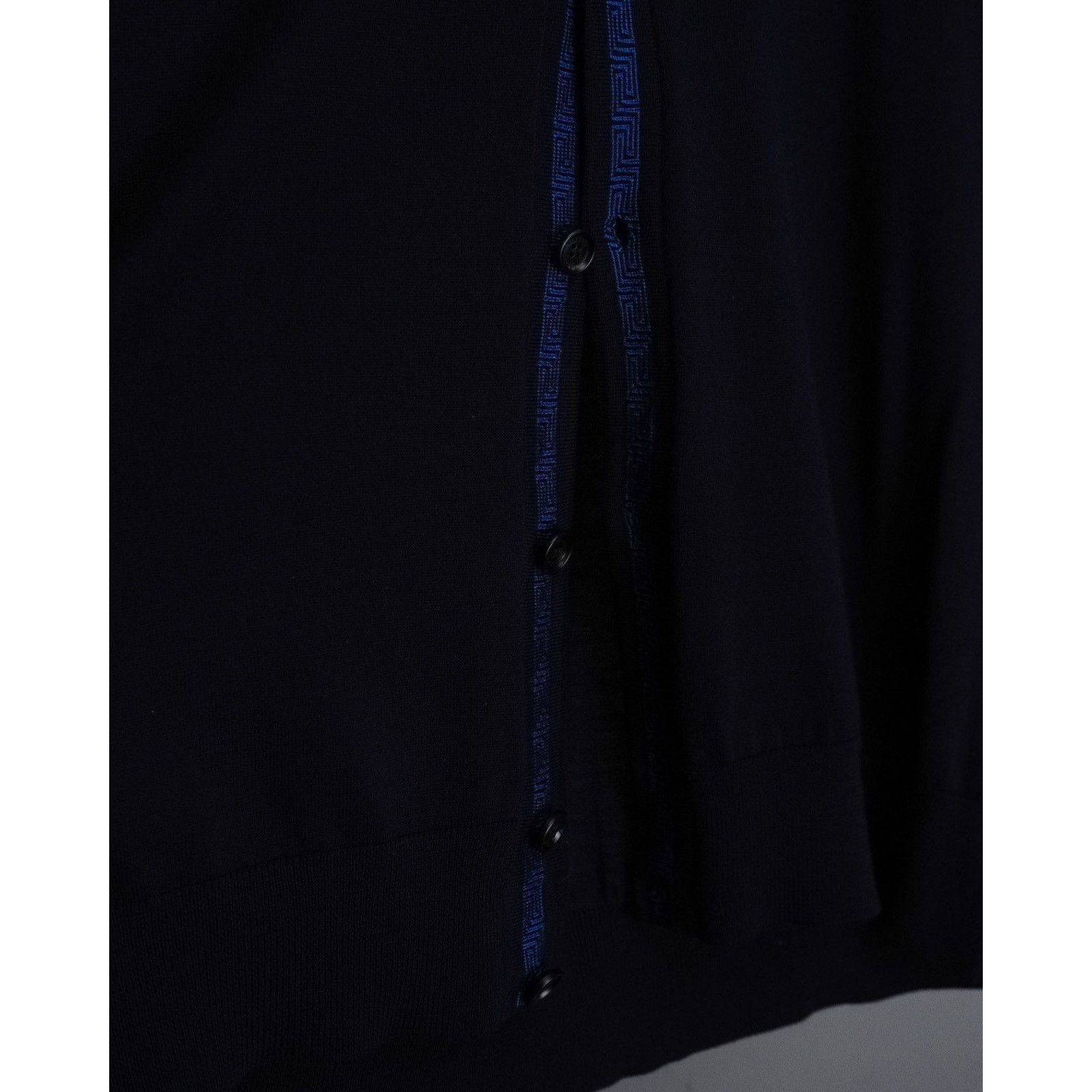 Versace Gianni versace medusa greca blue print cardigan sweater Size US M / EU 48-50 / 2 - 9 Thumbnail