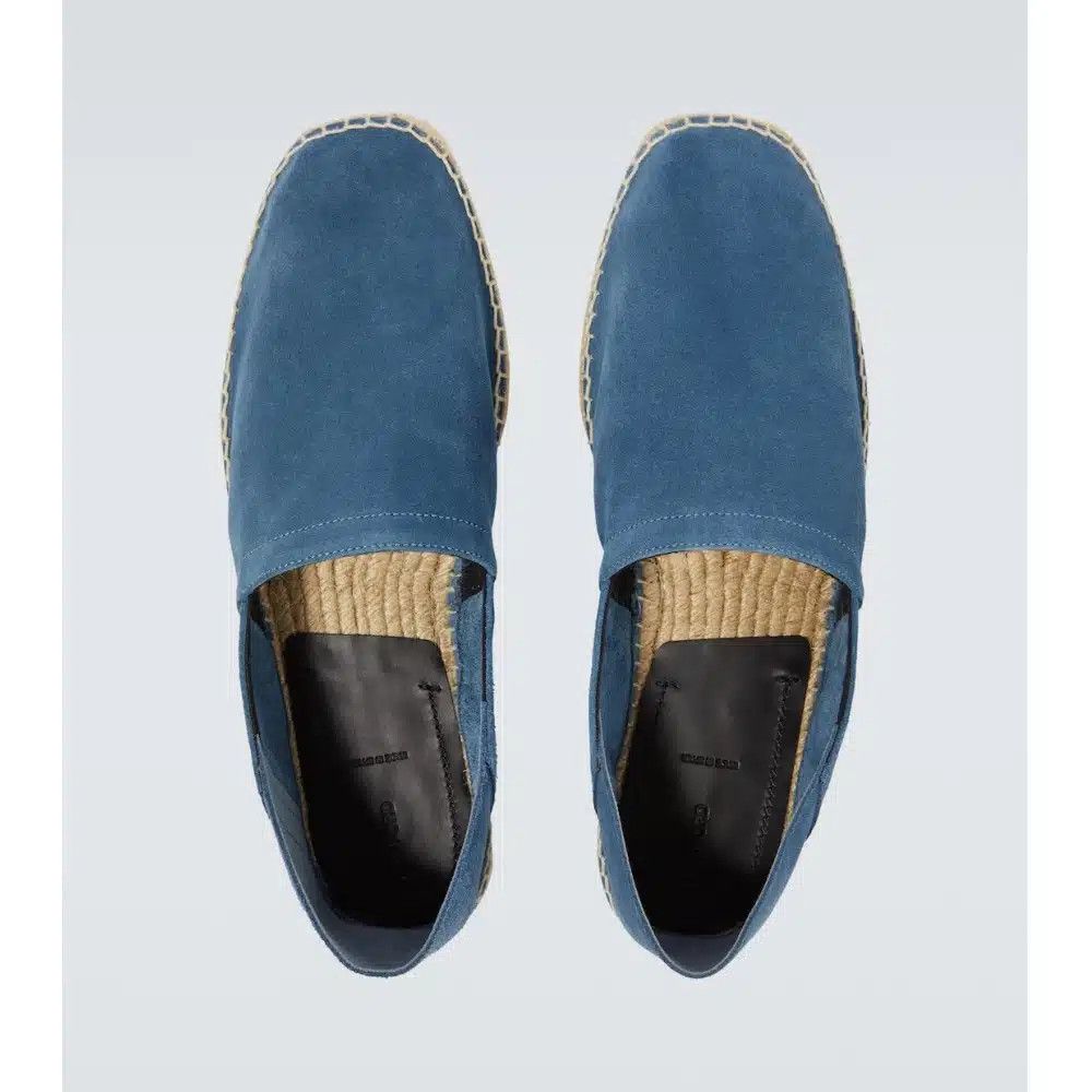 Tom Ford o1loc1c0725 J1165 Size: 8 TF / Barnes Suede Espadrilles Blue Size US 8 / EU 41 - 3 Thumbnail