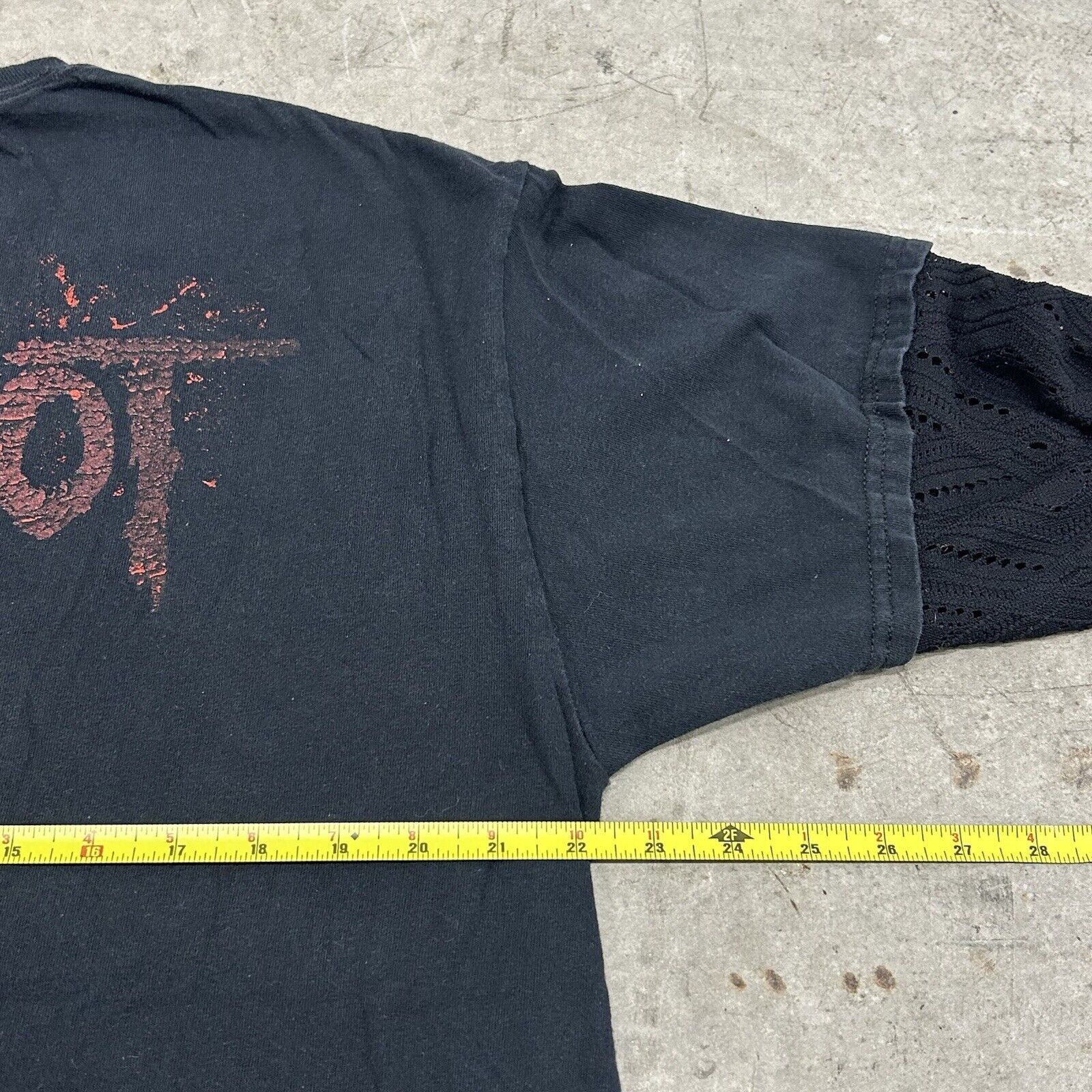 Band Tees × Hanes × Vintage Vintage Slipknot Heavy Metal Concert Band Tee Black T Shirt Size US XL / EU 56 / 4 - 7 Thumbnail