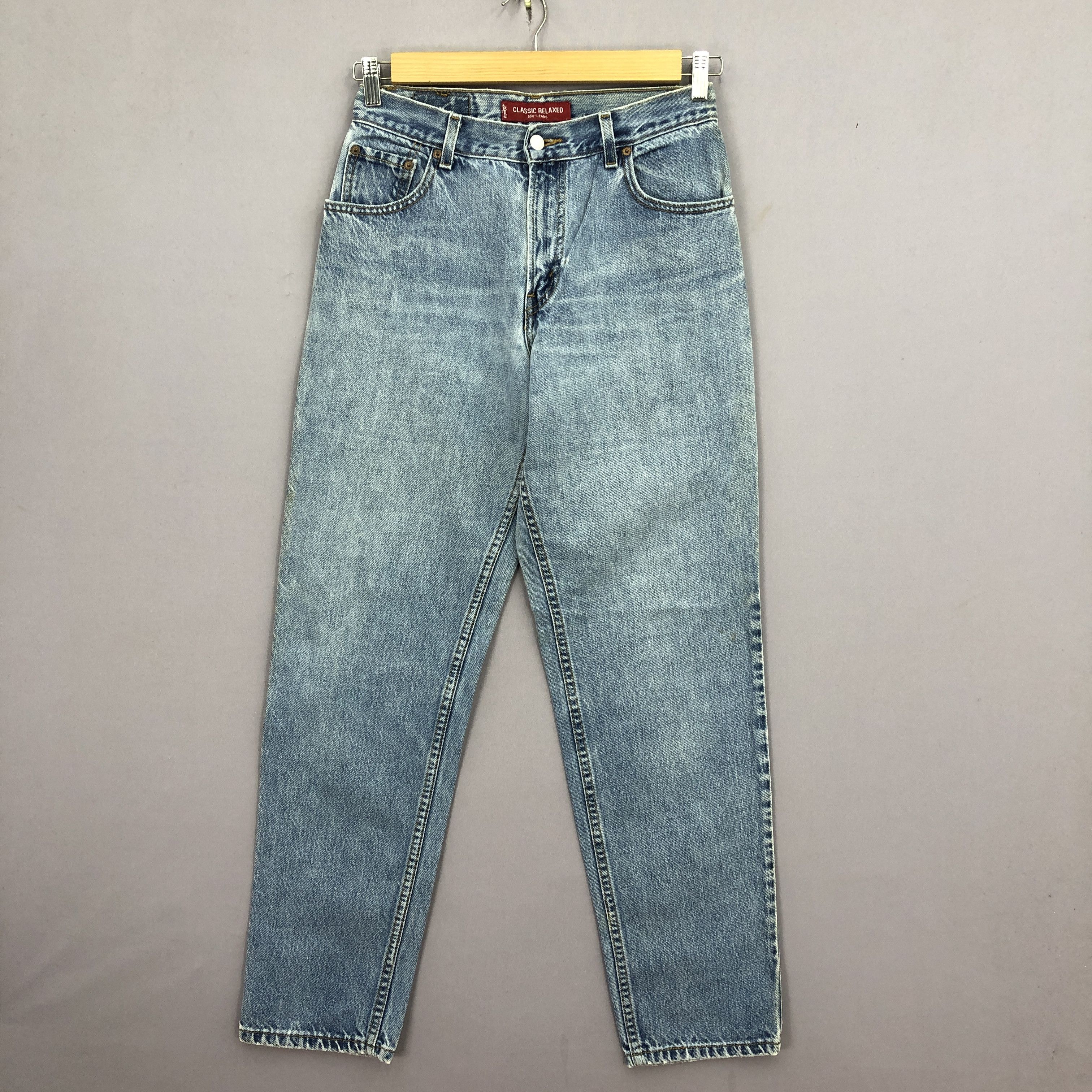 Levi's Vintage Levis 550 Lightwash Jeans Levi's Faded Denim BS47164 Size 28" / US 6 / IT 42 - 1 Thumbnail