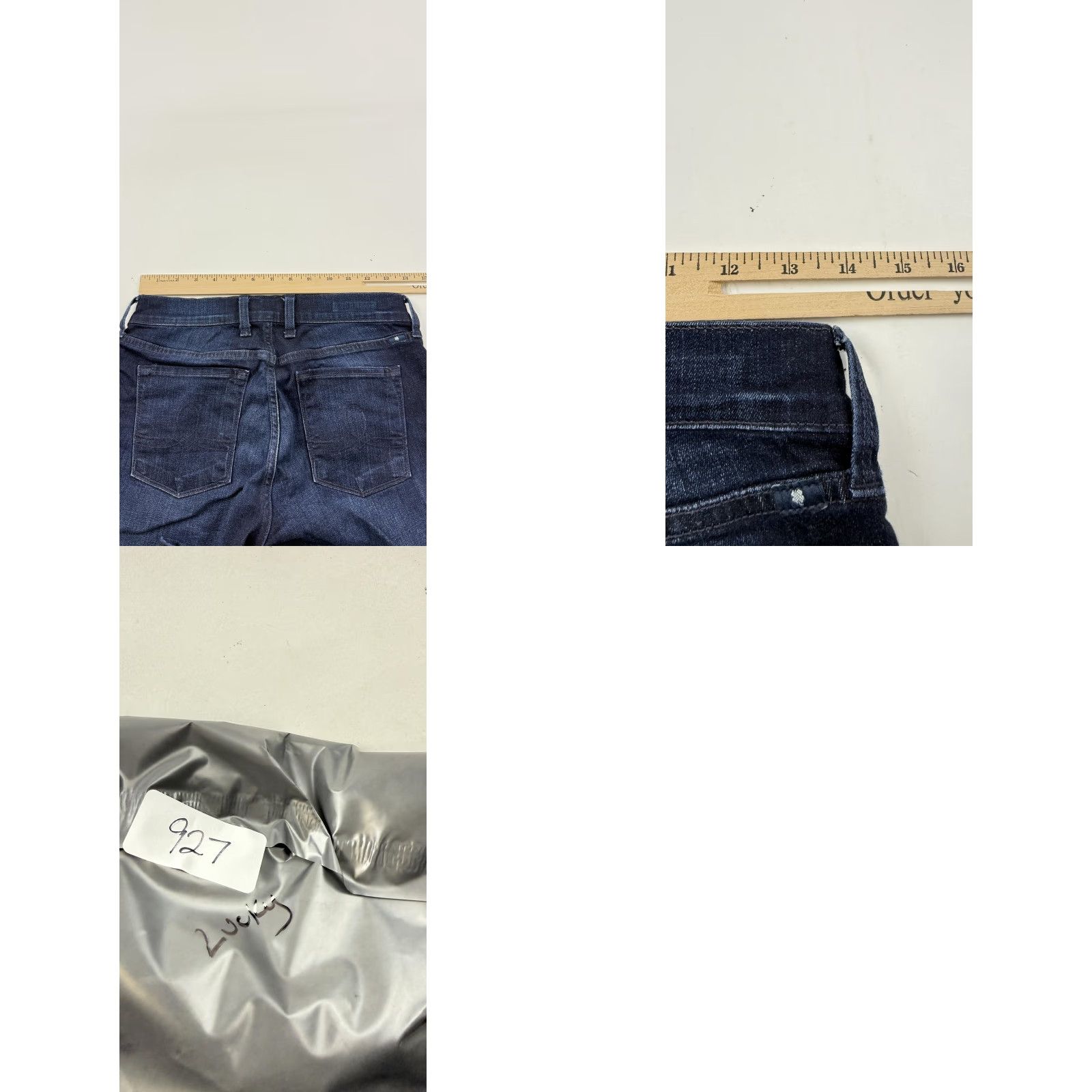 Lucky Brand Lucky Brand Jeans Womens 6/28 Dark Wash Sofia Skimmer Stretch Denim Mid Rise Slim Ankle 26in Inseam Blue/Navy with Pockets Womens Size 28" / US 6 / IT 42 - 8 Thumbnail