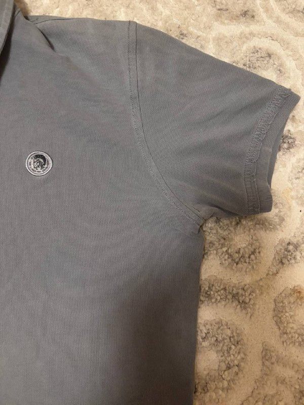 Diesel Diesel Vintage Y2K 2000s Logo T-Shirt in Grey, Size M Size US M / EU 48-50 / 2 - 5 Thumbnail
