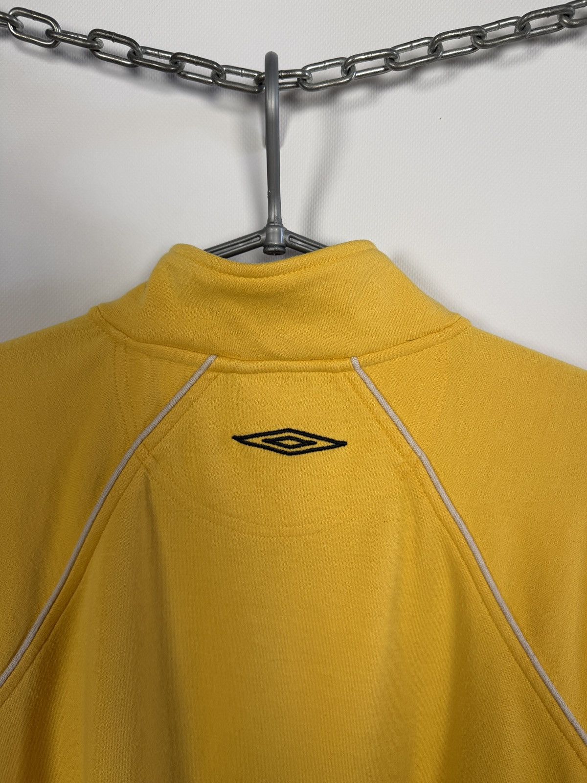Umbro Umbro Vintage Sweatshirt 1/4 Zip Pullover Yellow Size S Size US S / EU 44-46 / 1 - 18 Thumbnail