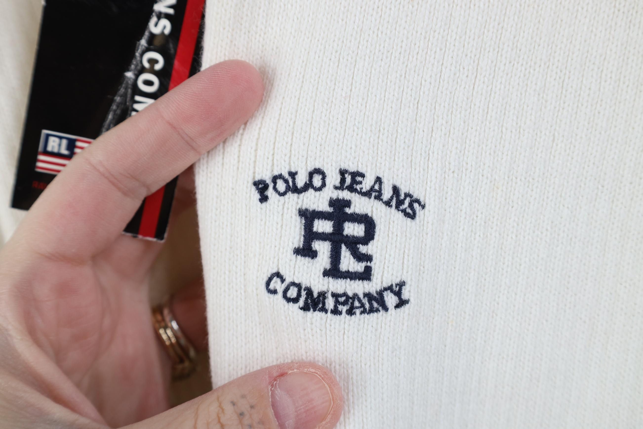 Polo Ralph Lauren Deadstock Vintage 90s Ralph Lauren Ribbed Knit Sweater Size US XXL / EU 58 / 5 - 4 Thumbnail