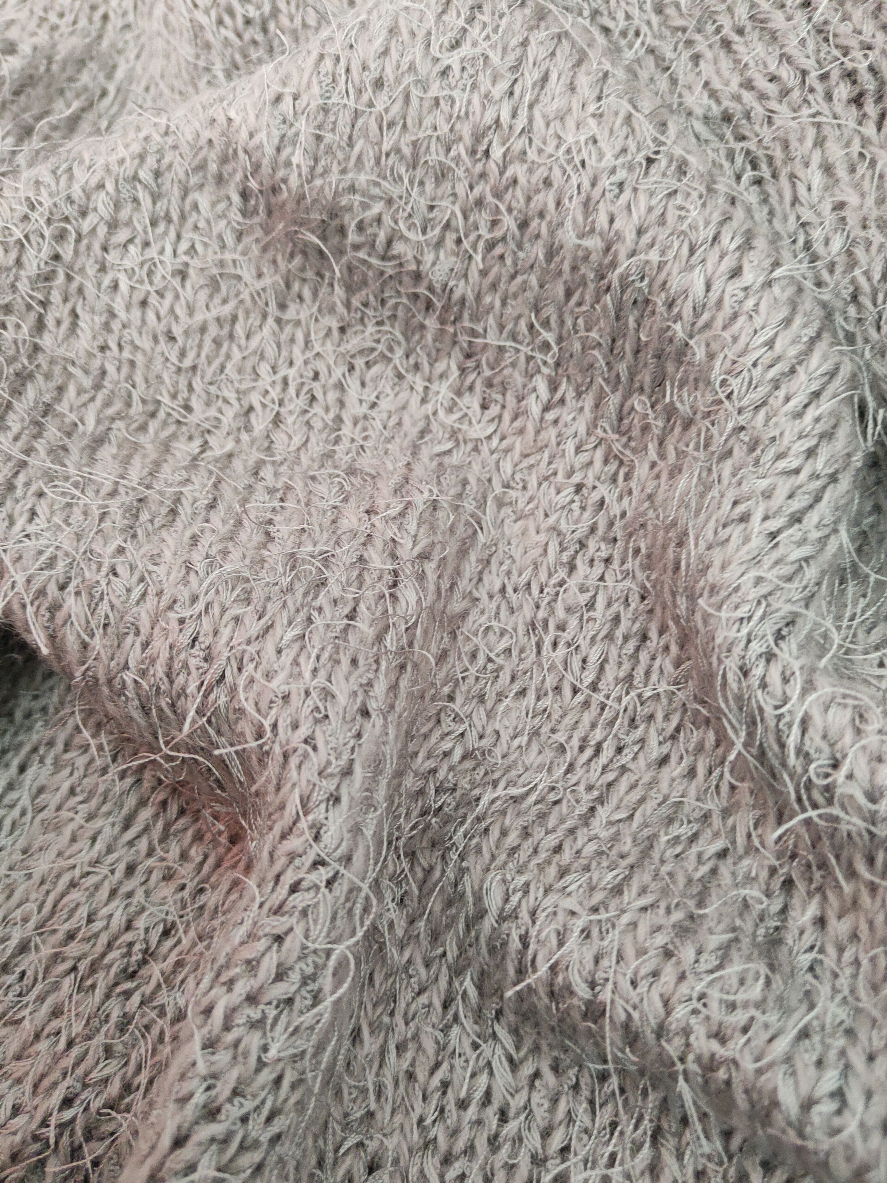 Japanese Brand × Vintage Japanese Brand Gray Shag Shaggy Fur Mohair Knitwear #S1914 Size M / US 6-8 / IT 42-44 - 10 Thumbnail