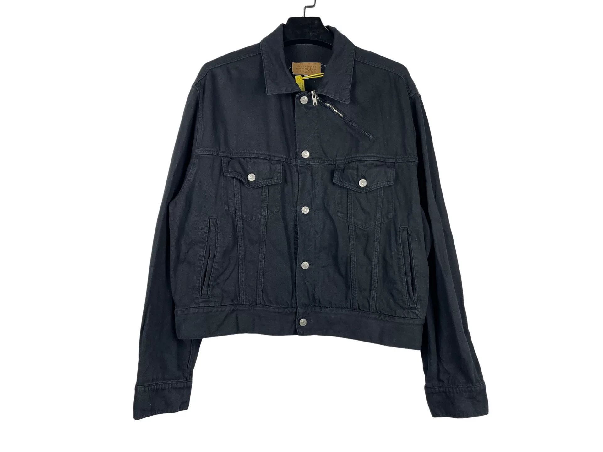 Maison Margiela Maison Margiela MM6 Dark Denim Workwear Jacket Size US S / EU 44-46 / 1 - 1 Thumbnail