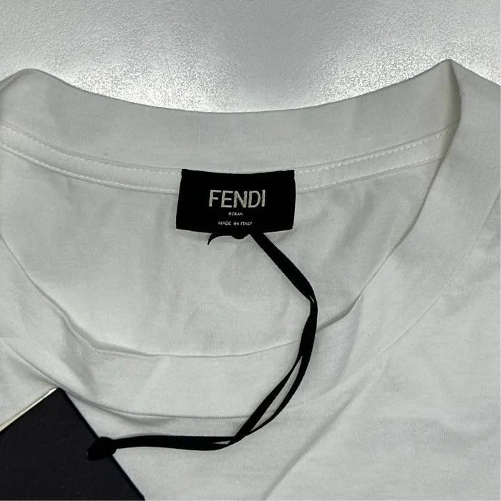 Fendi Fendi SS23 Logo Crew Neck T-Shirt for Men -2507 Size US L / EU 52-54 / 3 - 2 Thumbnail