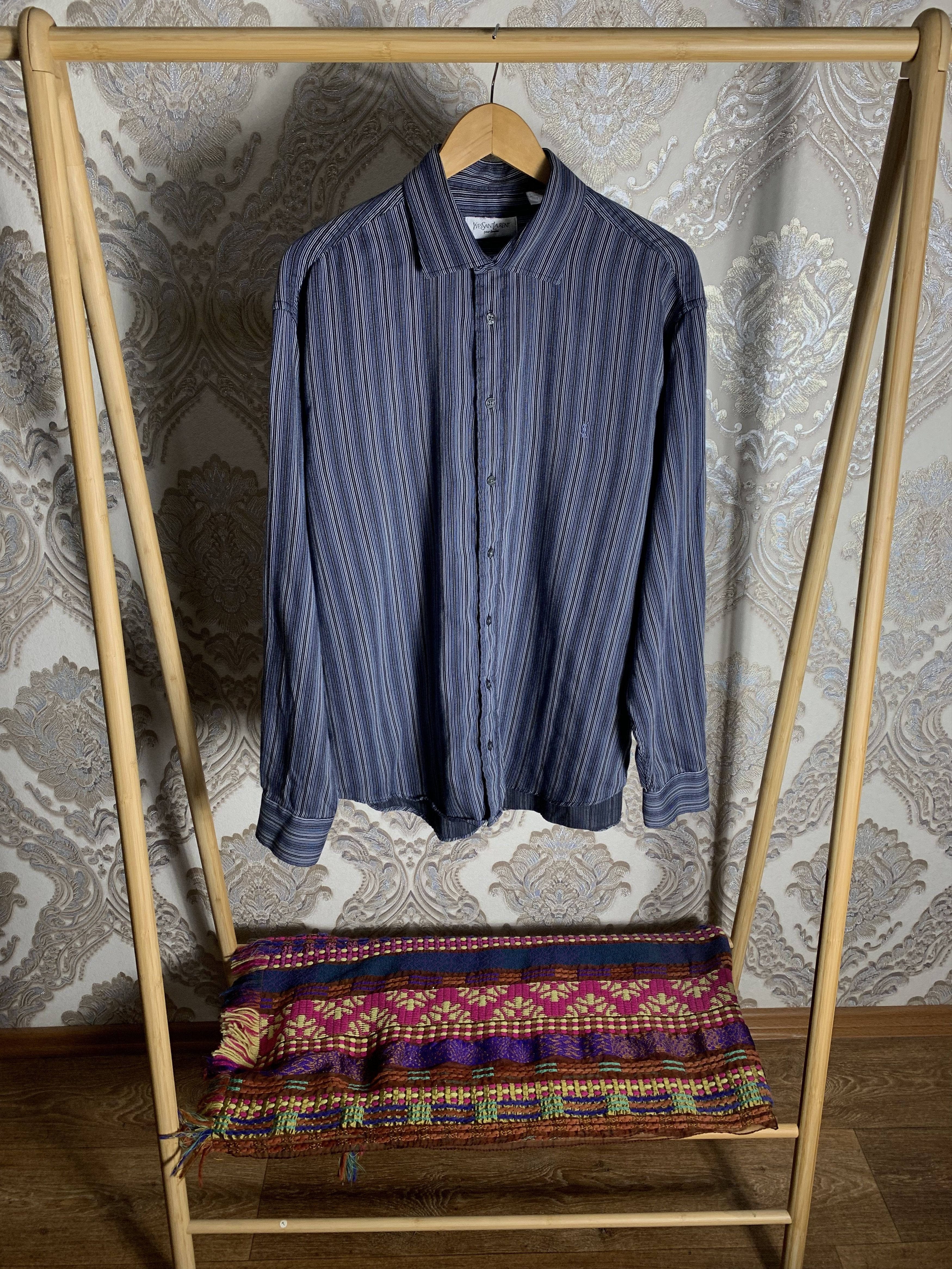 Saint Laurent Paris VINTAGE YVES SAINT LAURENT CLASSIC DESIGNER CASUAL 90a Size US XL / EU 56 / 4 - 1 Thumbnail