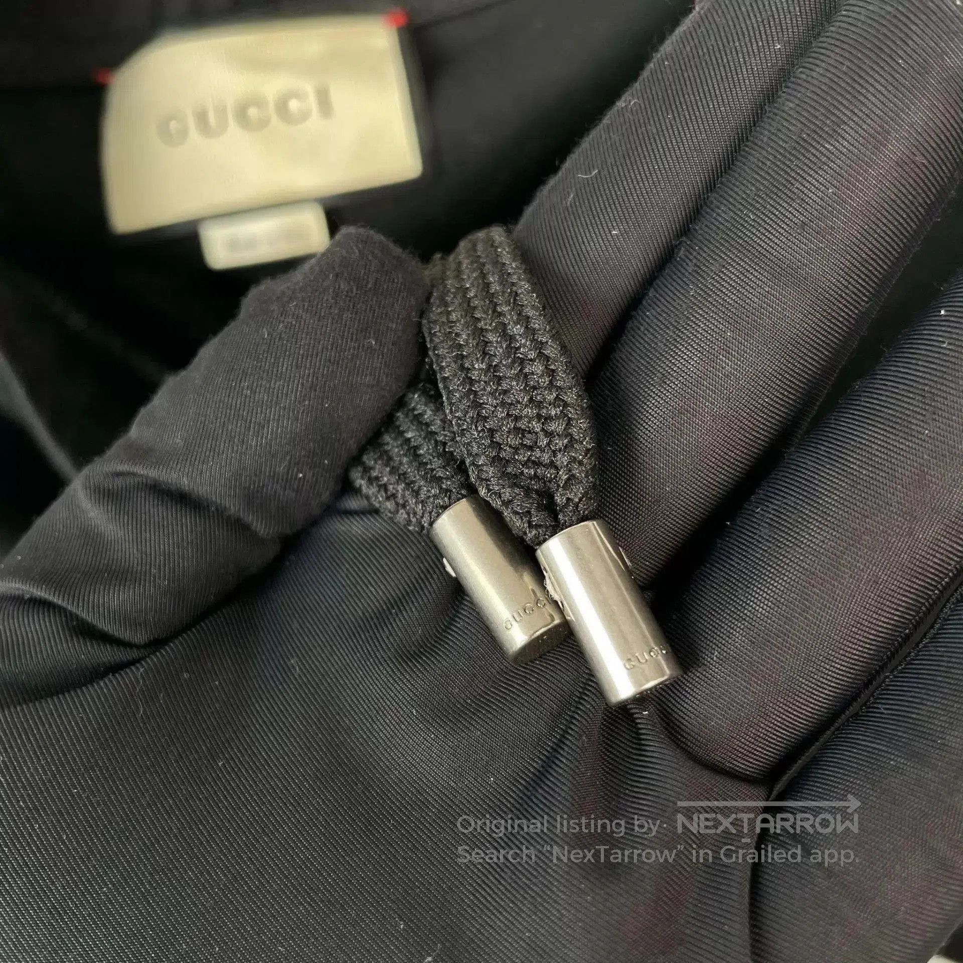 Gucci Black Striped Side Panel Drawstring Shorts. Size US 34 / EU 50 - 3 Thumbnail
