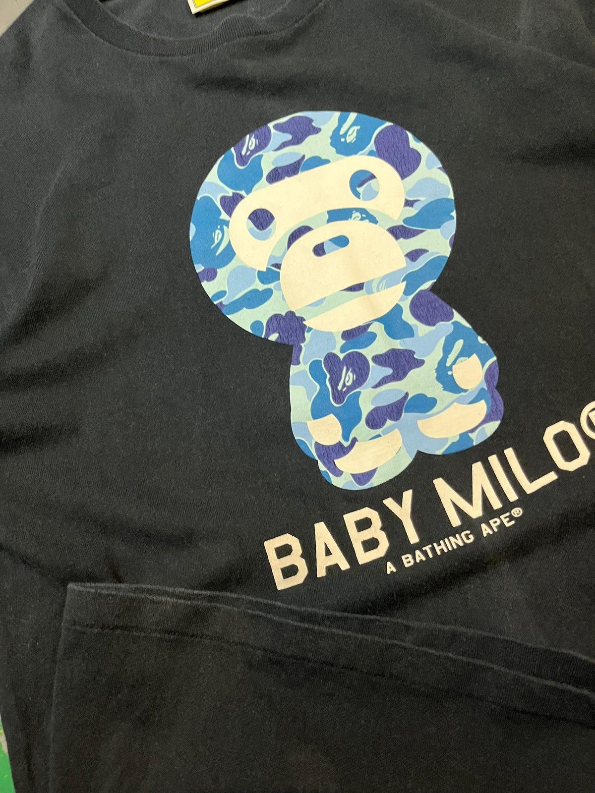 Bape Bape baby milo by bathing ape camo tshirt Size US M / EU 48-50 / 2 - 9 Thumbnail