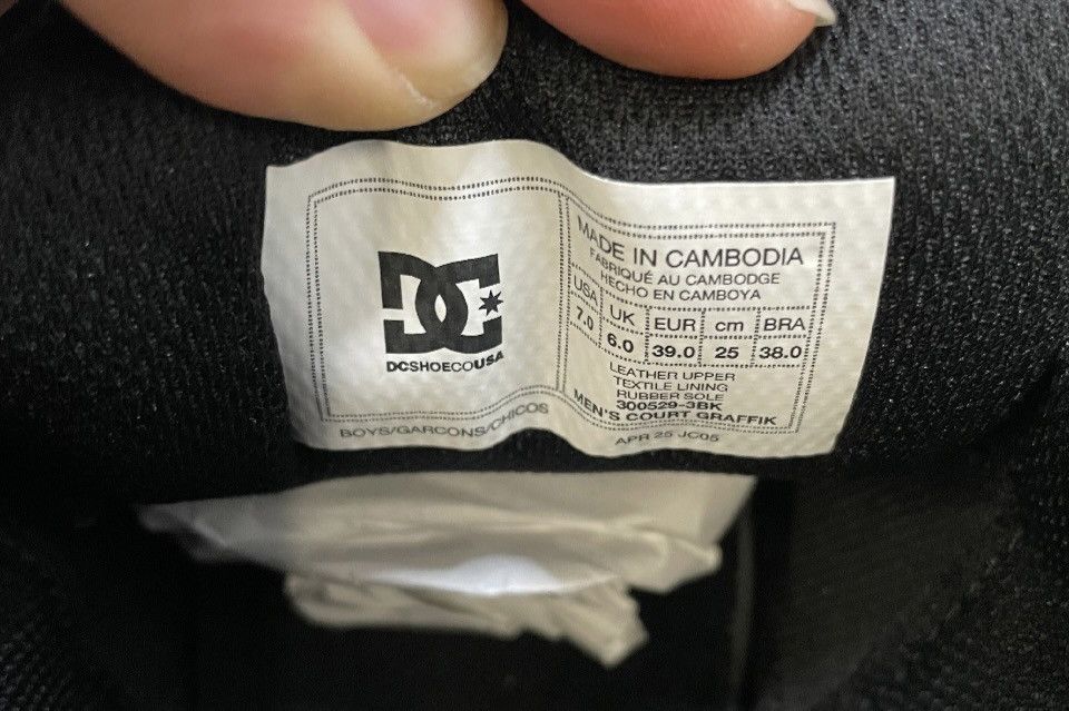 DC DC COURT GRAFFIK black Size US 7 / EU 40 - 5 Thumbnail