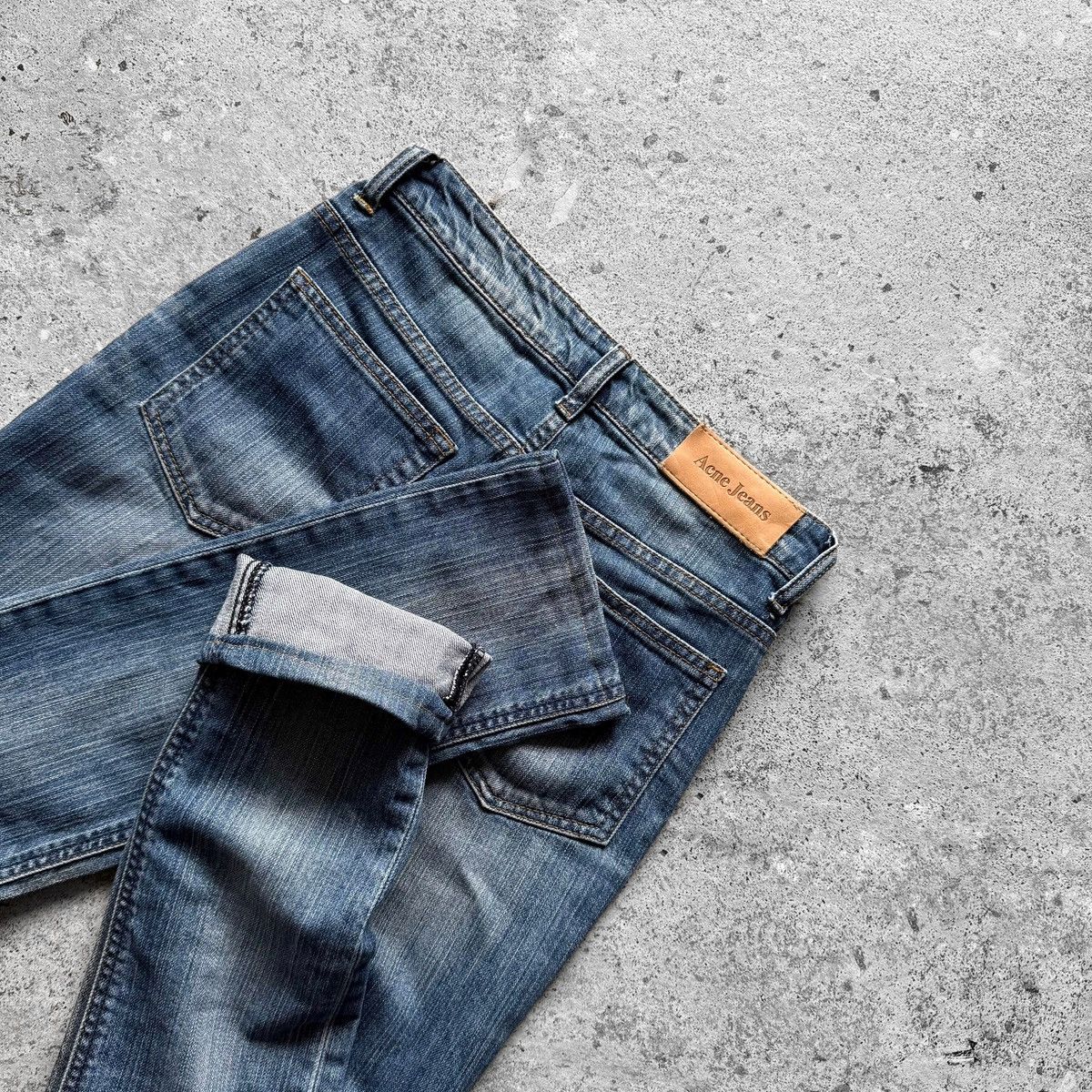 Acne Studios Acne Jeans Vintage Faded Low Rise Skinny Fit Denim Jeans Size 28" / US 6 / IT 42 - 4 Thumbnail