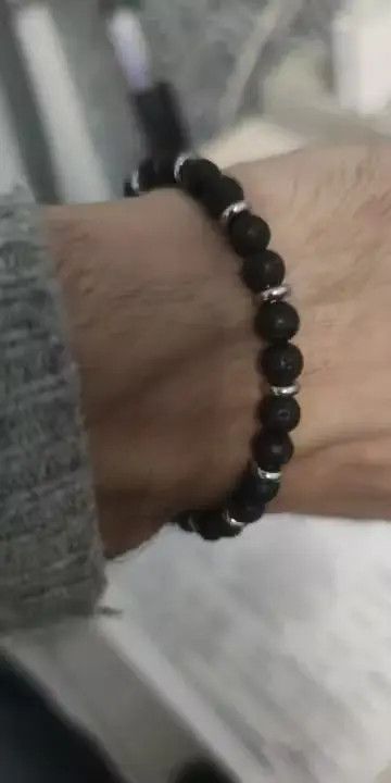 Other Imitation Lava Rock Beads Strand Bracelets Men Size ONE SIZE - 2 Thumbnail