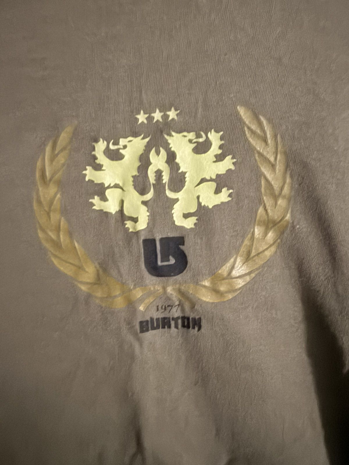 Burton Vintage olive green Burton long sleeve Size US L / EU 52-54 / 3 - 2 Thumbnail