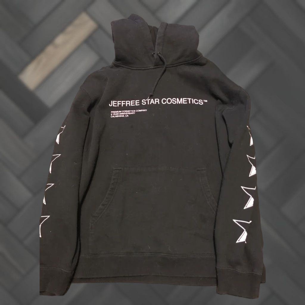 Vintage VINTAGE Jeffree Star Hoodie XL Black Pink Logo Pullover Long Sleeve Hooded Unisex Adults Activewear Winter Fall Spring Stars Shirt Category: Hoodie Size XL / US 12-14 / IT 48-50 - 1 Thumbnail