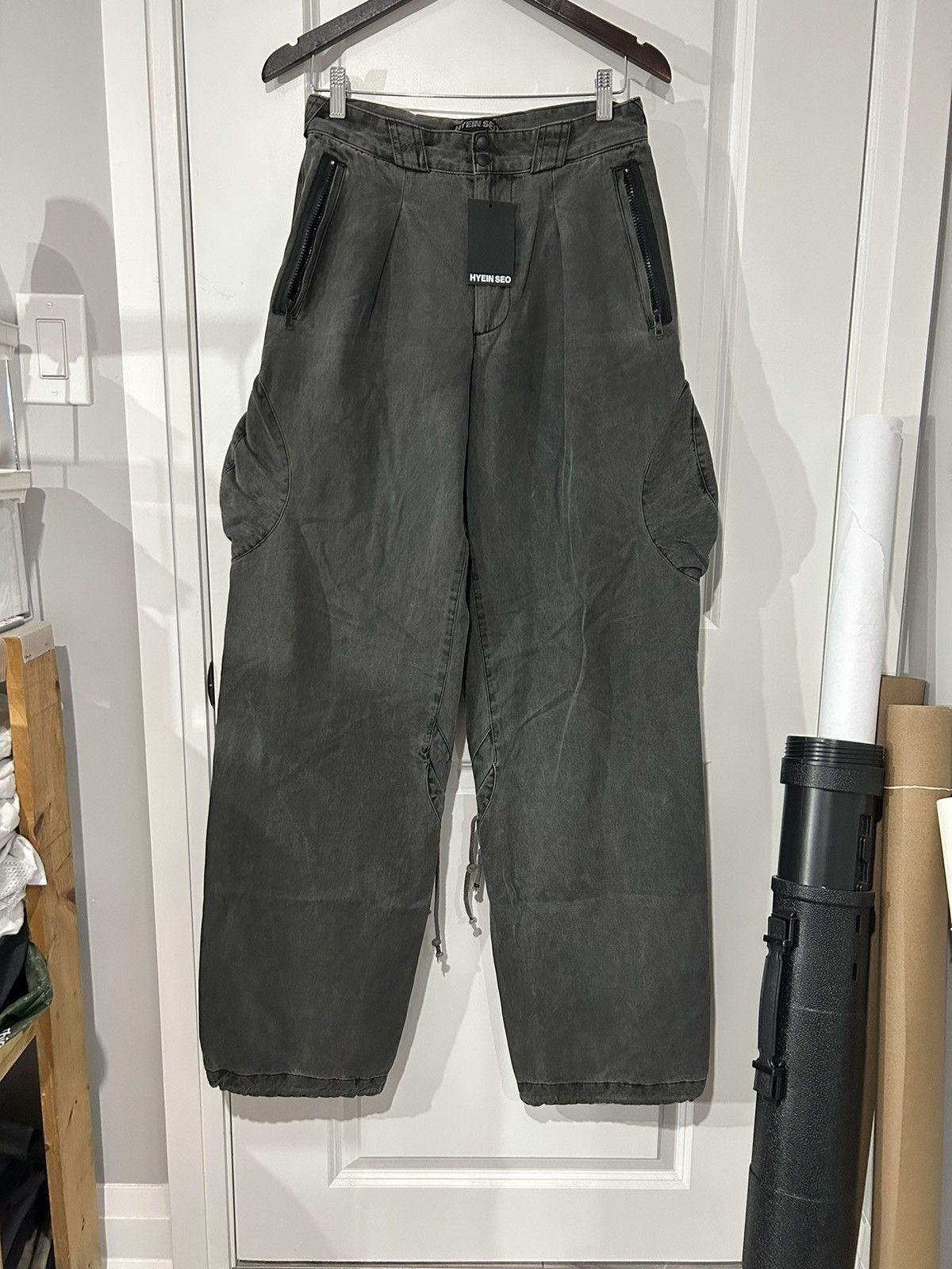 HYEIN SEO ヘインソ Washed Cargo Pants Hyein Seo - Washed Cargo Pants | HBX - Globally Curated