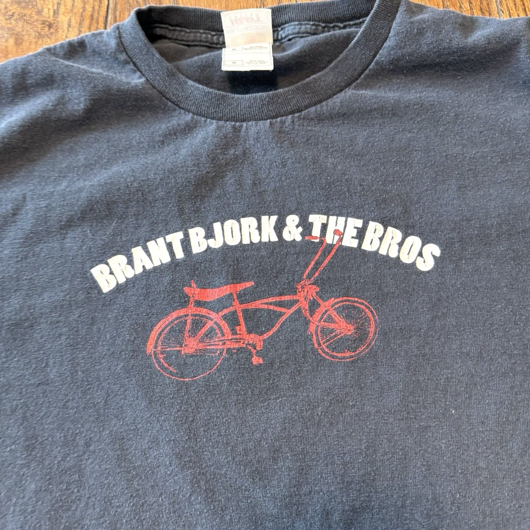 Vintage VINTAGE Brant Bjork And The Bros T Shirt Medium Black Kyuss Stoner Rock Logo Graphic Print Regular Mens 27" 19.75" Pit to Pit Short Sleeve Cotton Knit Size US M / EU 48-50 / 2 - 2 Thumbnail