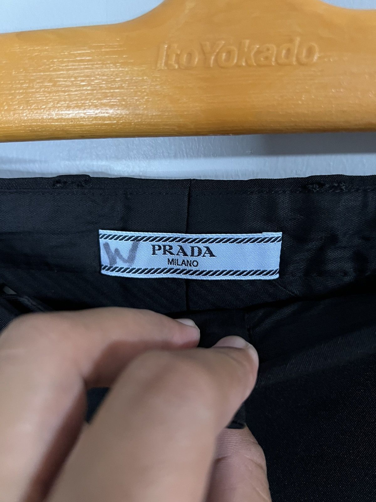 Prada Prada black polyester casual pants Size 30" / US 8 / IT 44 - 6 Thumbnail