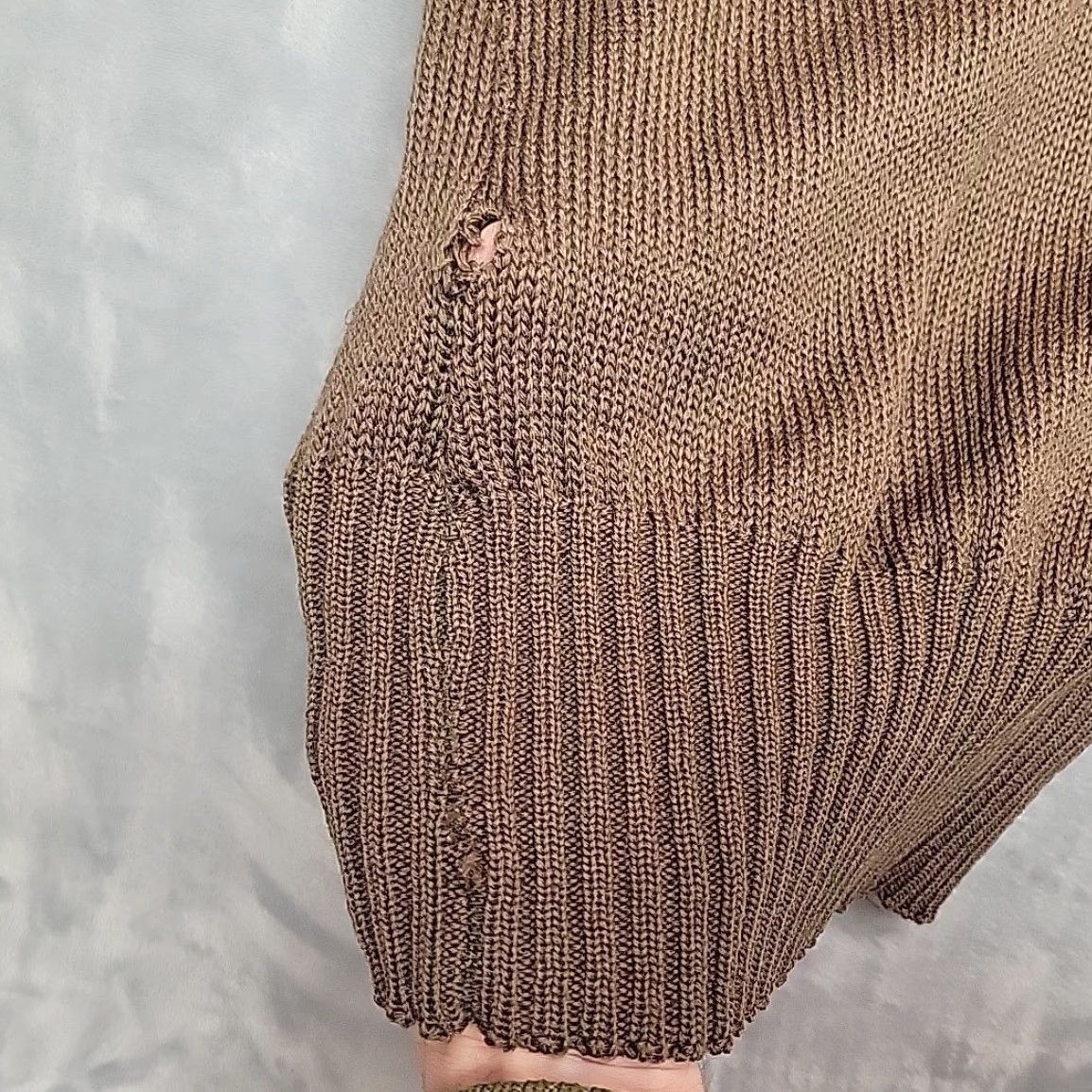 Vintage VINTAGE US Military Wool Sweater Mens M Brown Pullover Ilana Knitwear 90s Size US M / EU 48-50 / 2 - 7 Thumbnail